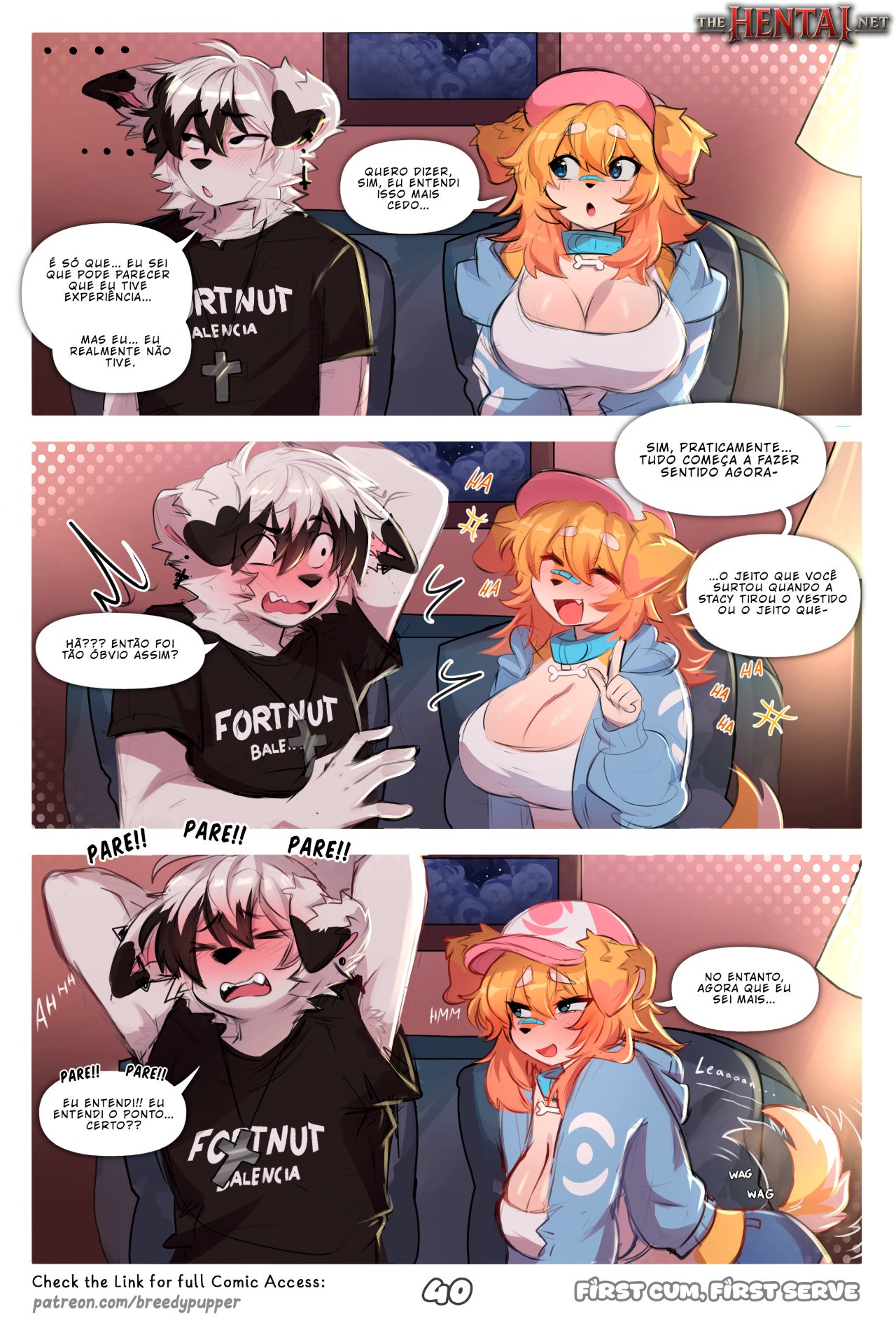 First Cum, First Serve! Hentai pt-br 50