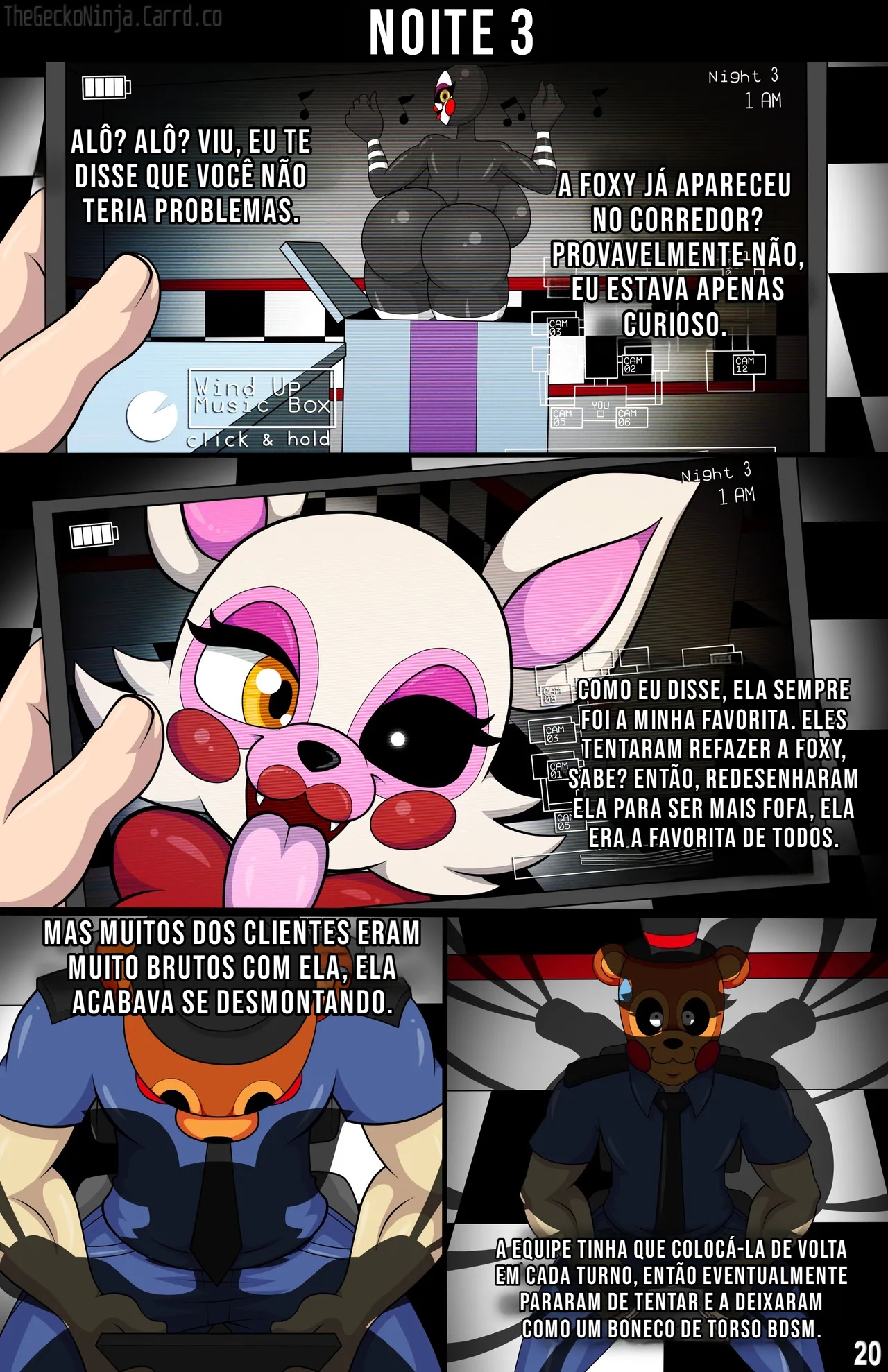 Five Fucks At Freddy's Part 2 Hentai pt-br 21