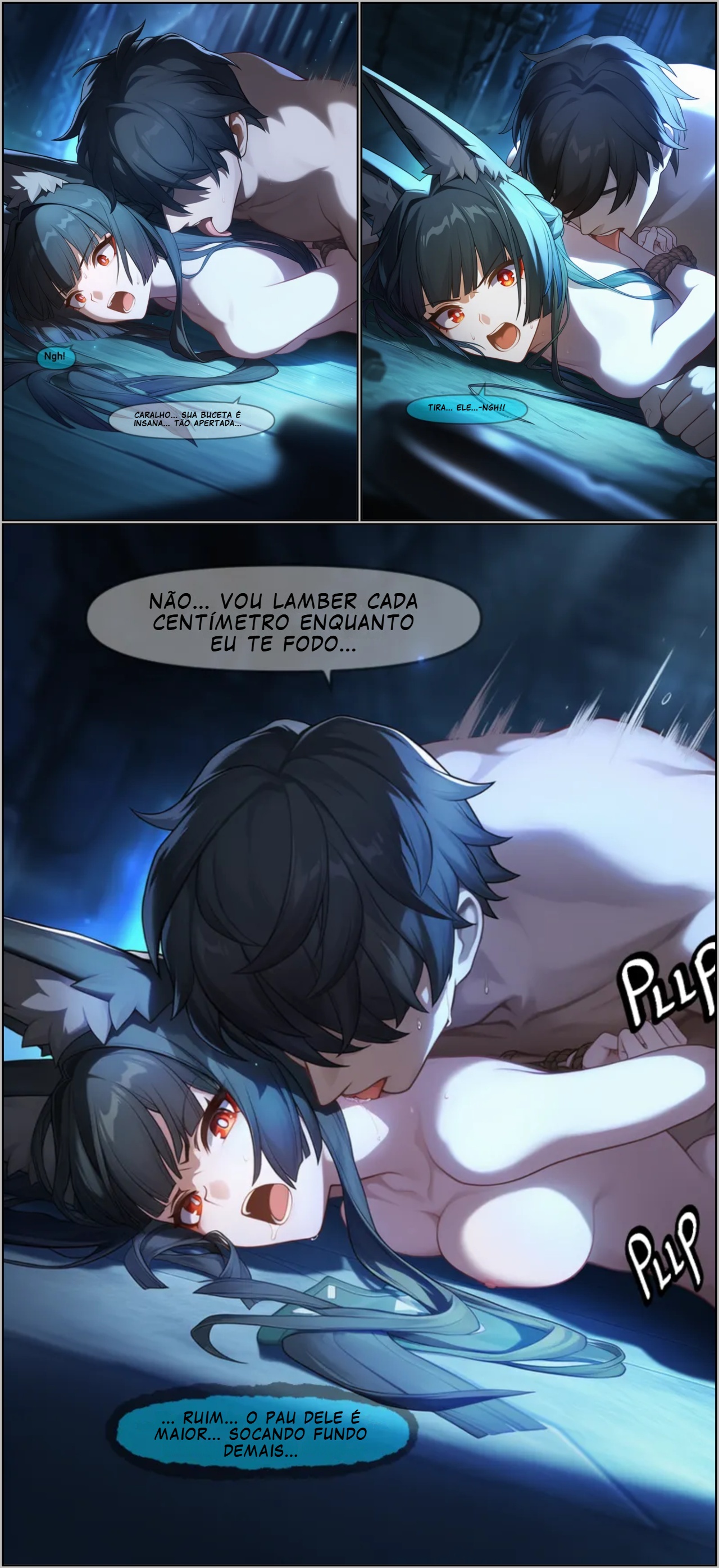 Hoshimi Miyabi Captured Part 2 Hentai pt-br 06