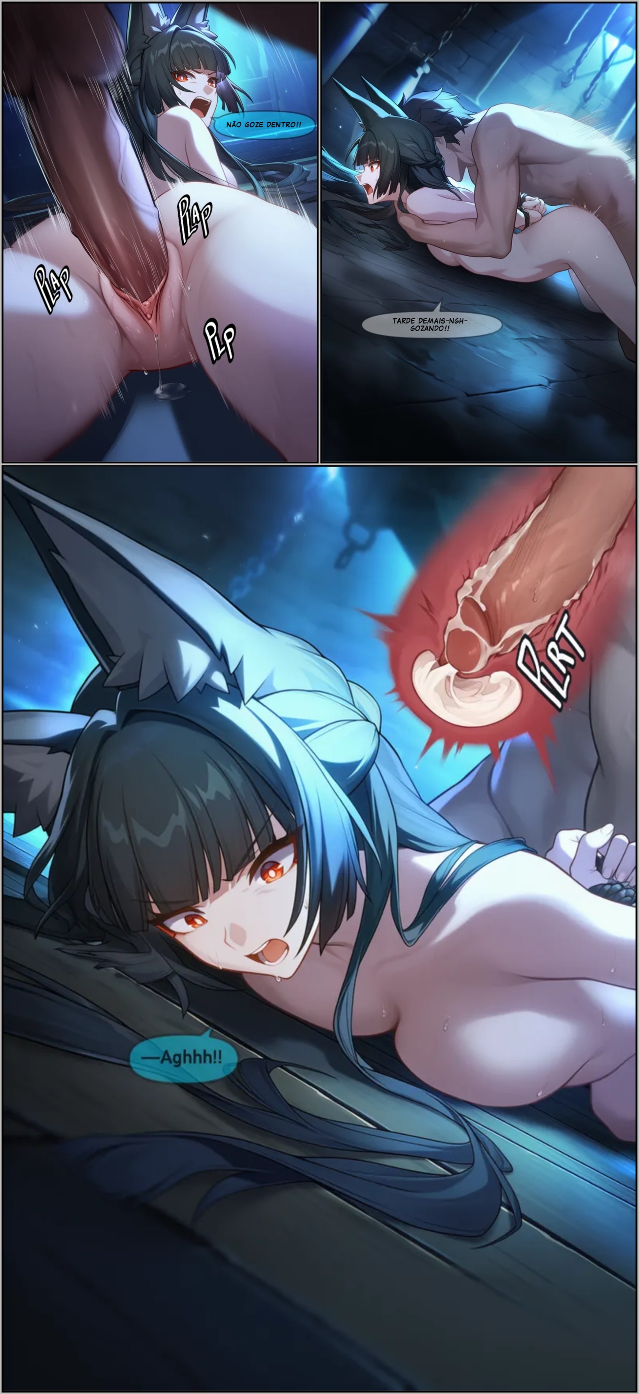 Hoshimi Miyabi Captured Part 2 Hentai pt-br 08