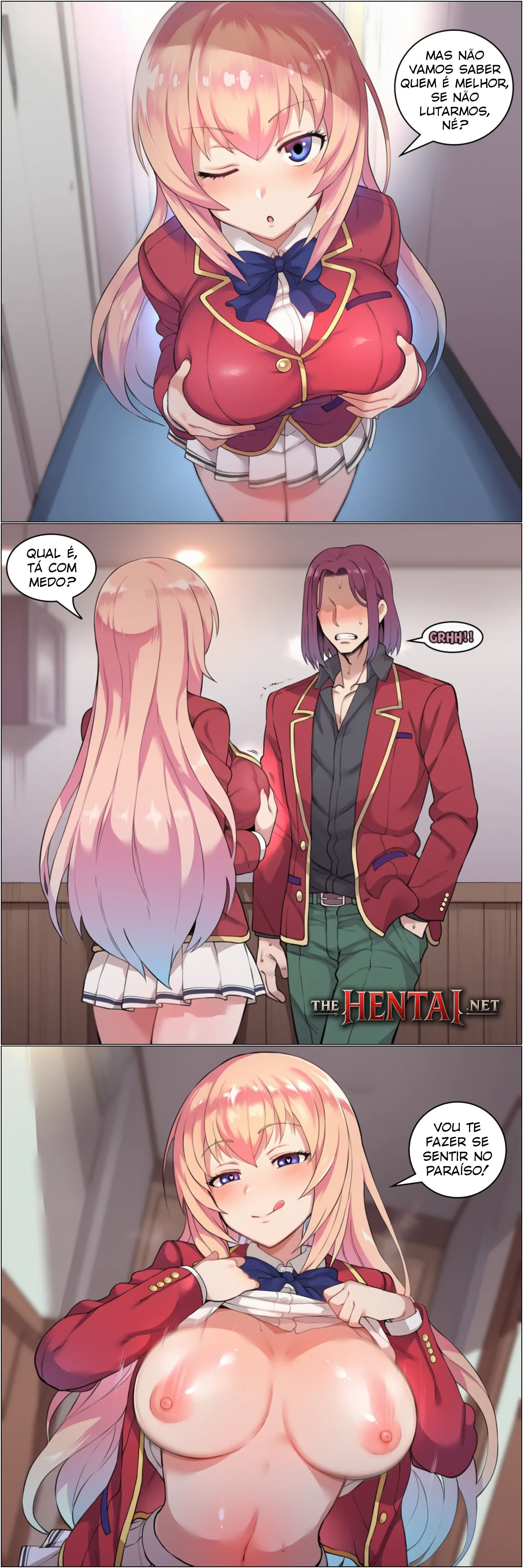 Ichinose Honami Vs Ryuuen Kakeru Hentai pt-br 04