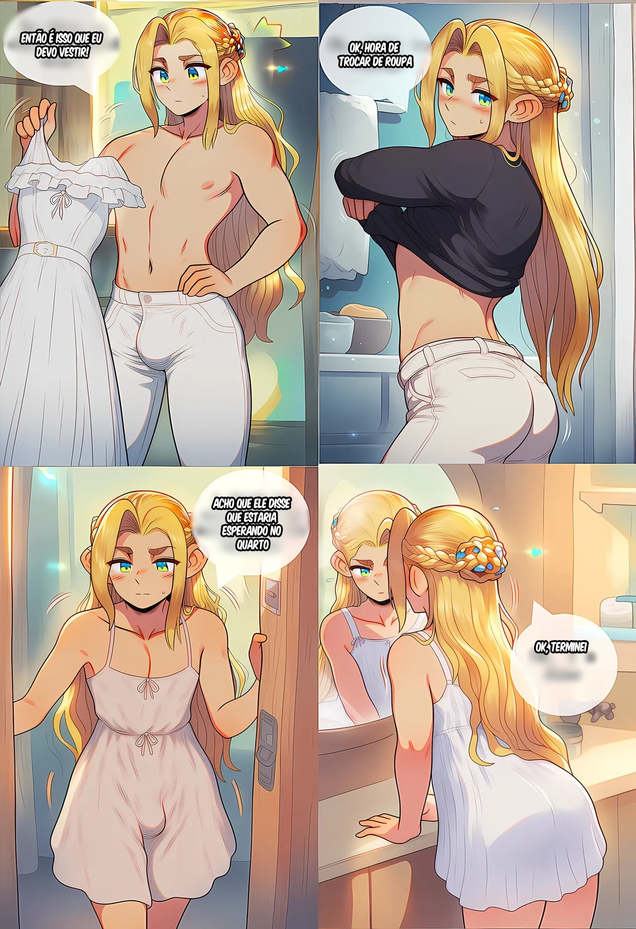 Manipulating a Naive Elf Boy  Hentai pt-br 30