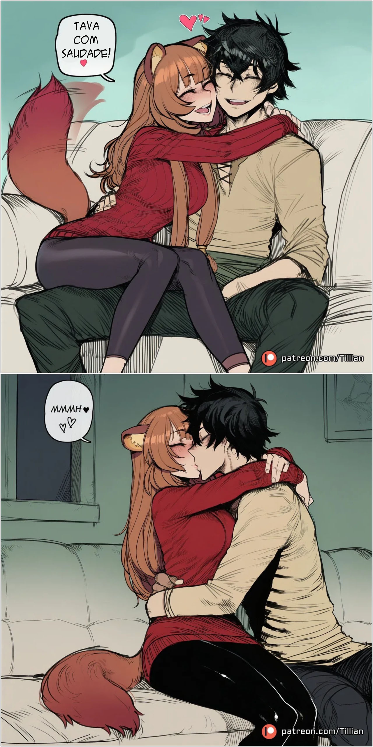 Naofumi x Raphtalia Hentai pt-br 02