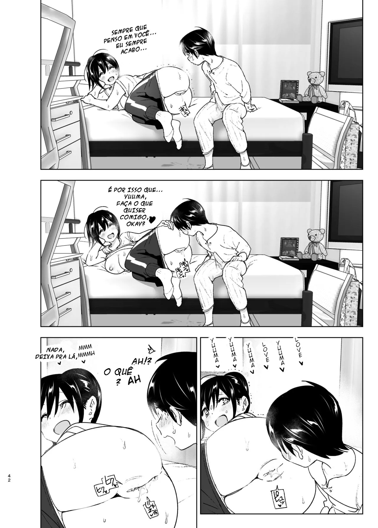 Older Sister And Complaint Listening Younger Brother Hentai pt-br 41