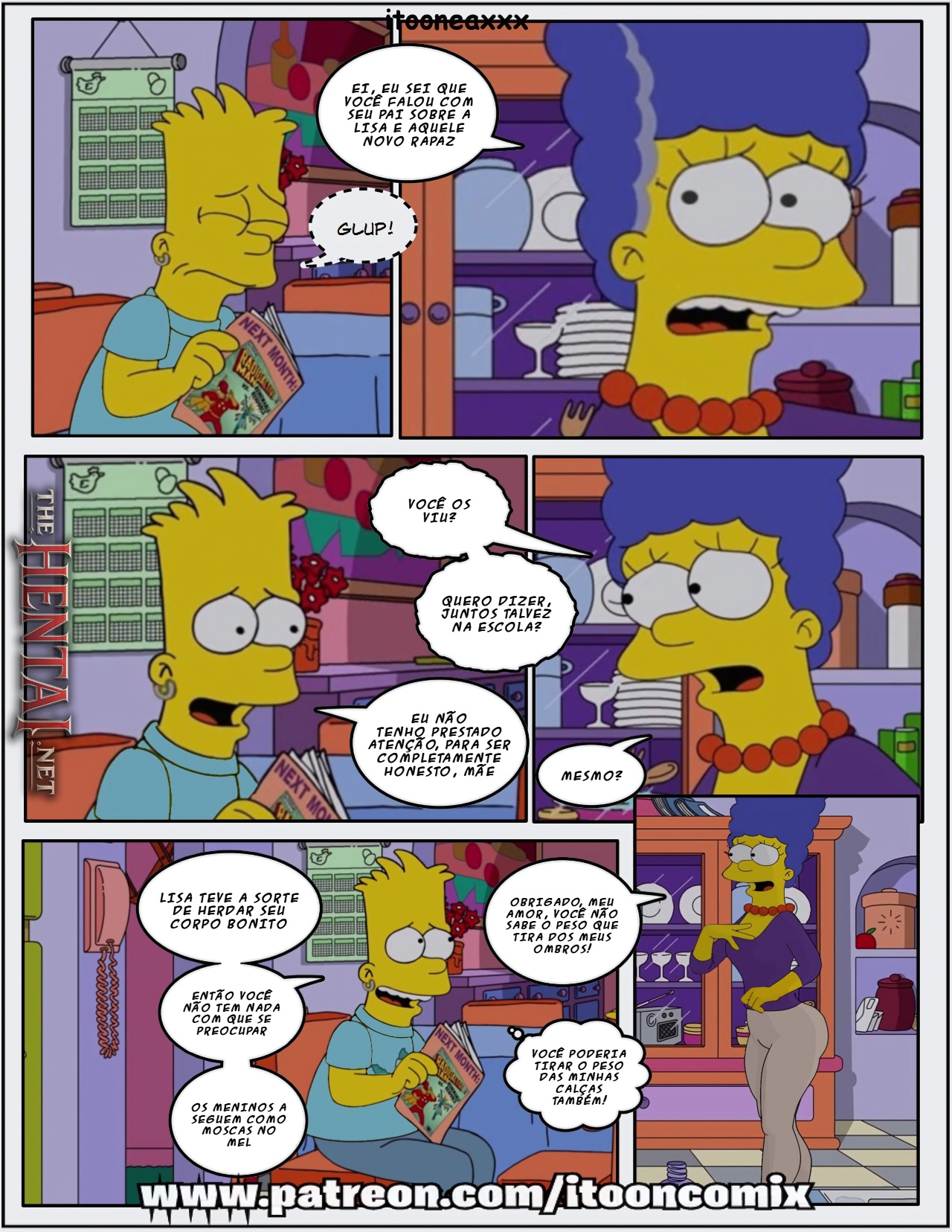 Simpsons Comics: Affinity Hentai pt-br 13