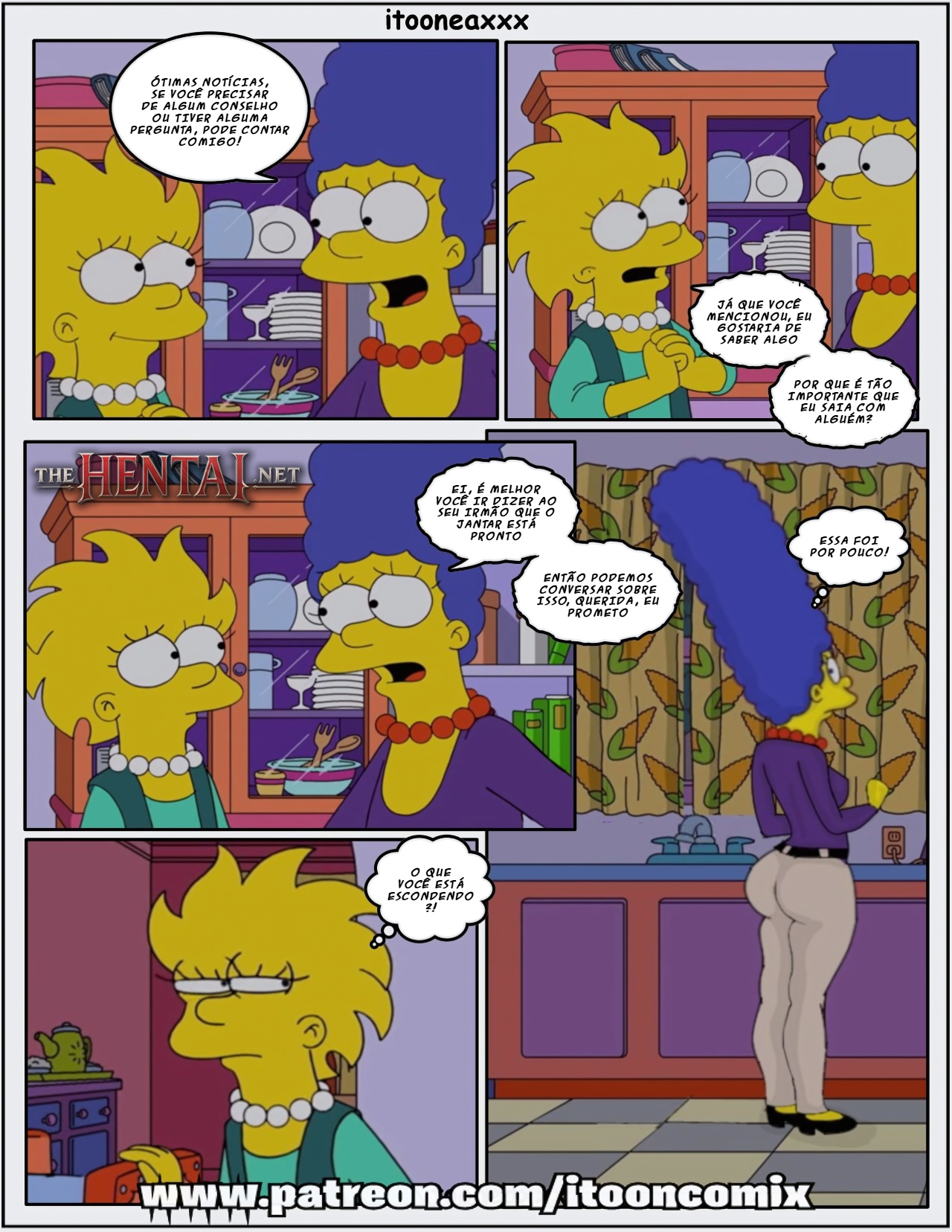 Simpsons Comics: Affinity Hentai pt-br 16
