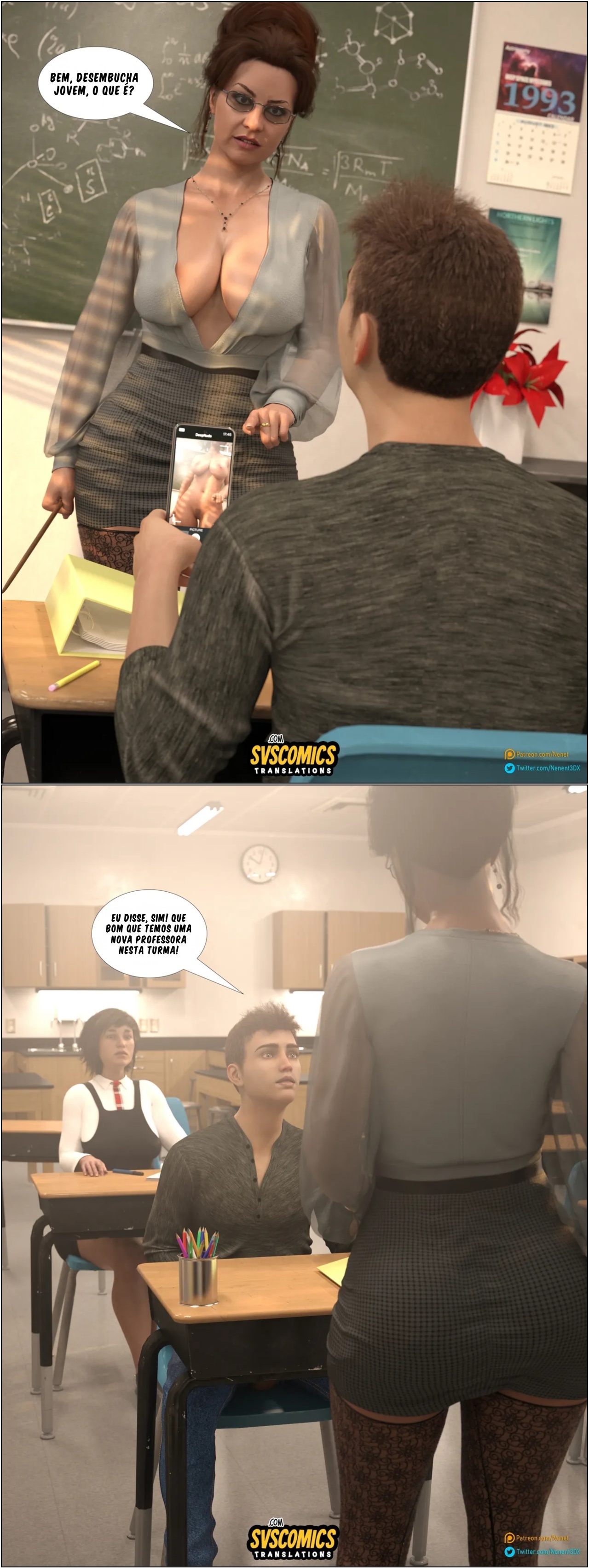 Slutty Teacher Hentai pt-br 06