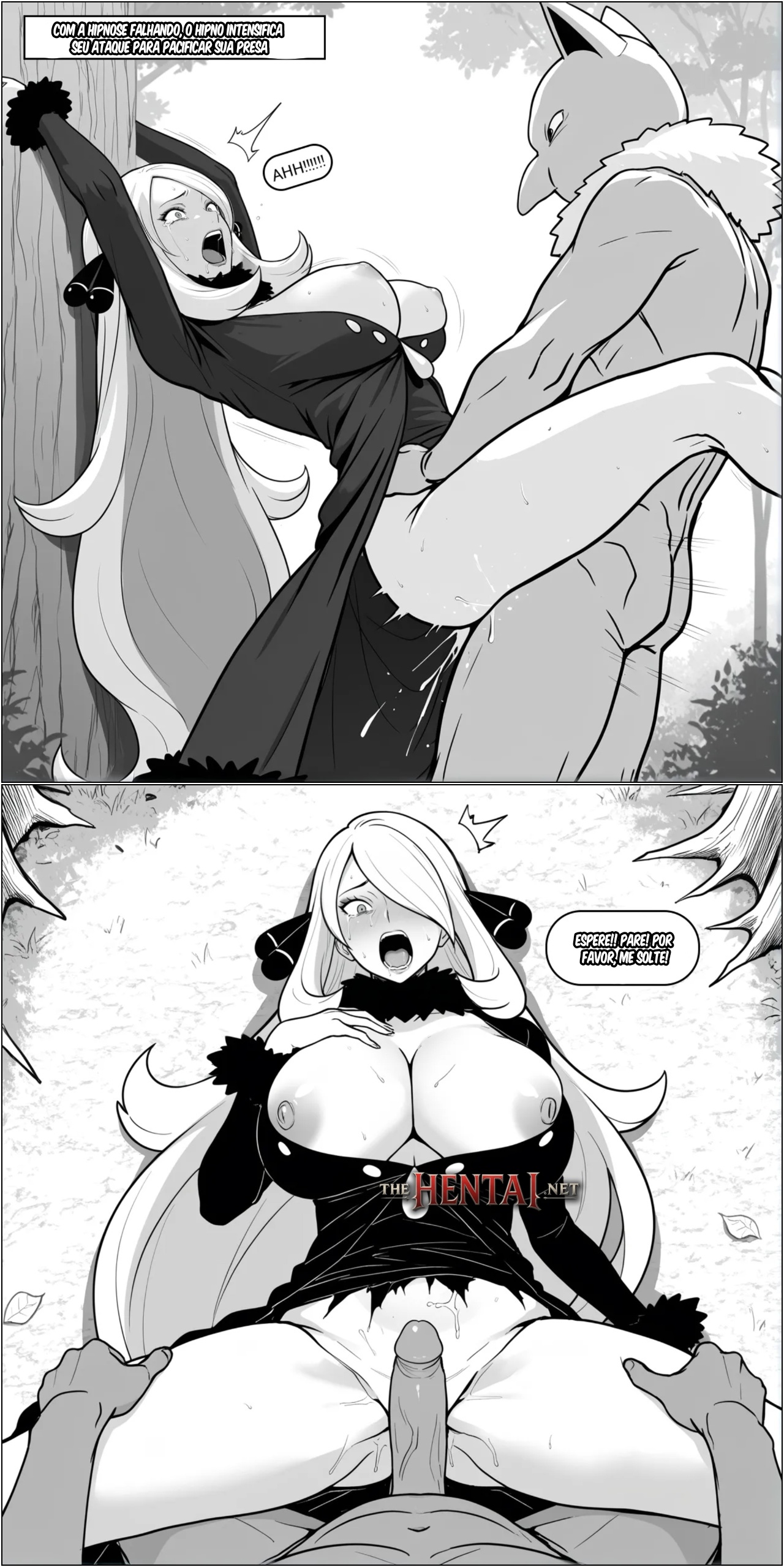The Comet's Curse: Cynthia's Fall Hentai pt-br 09