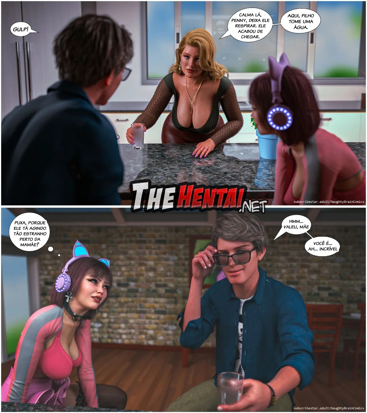 The Homecumming By Naughty Brain Comics Hentai pt-br 08