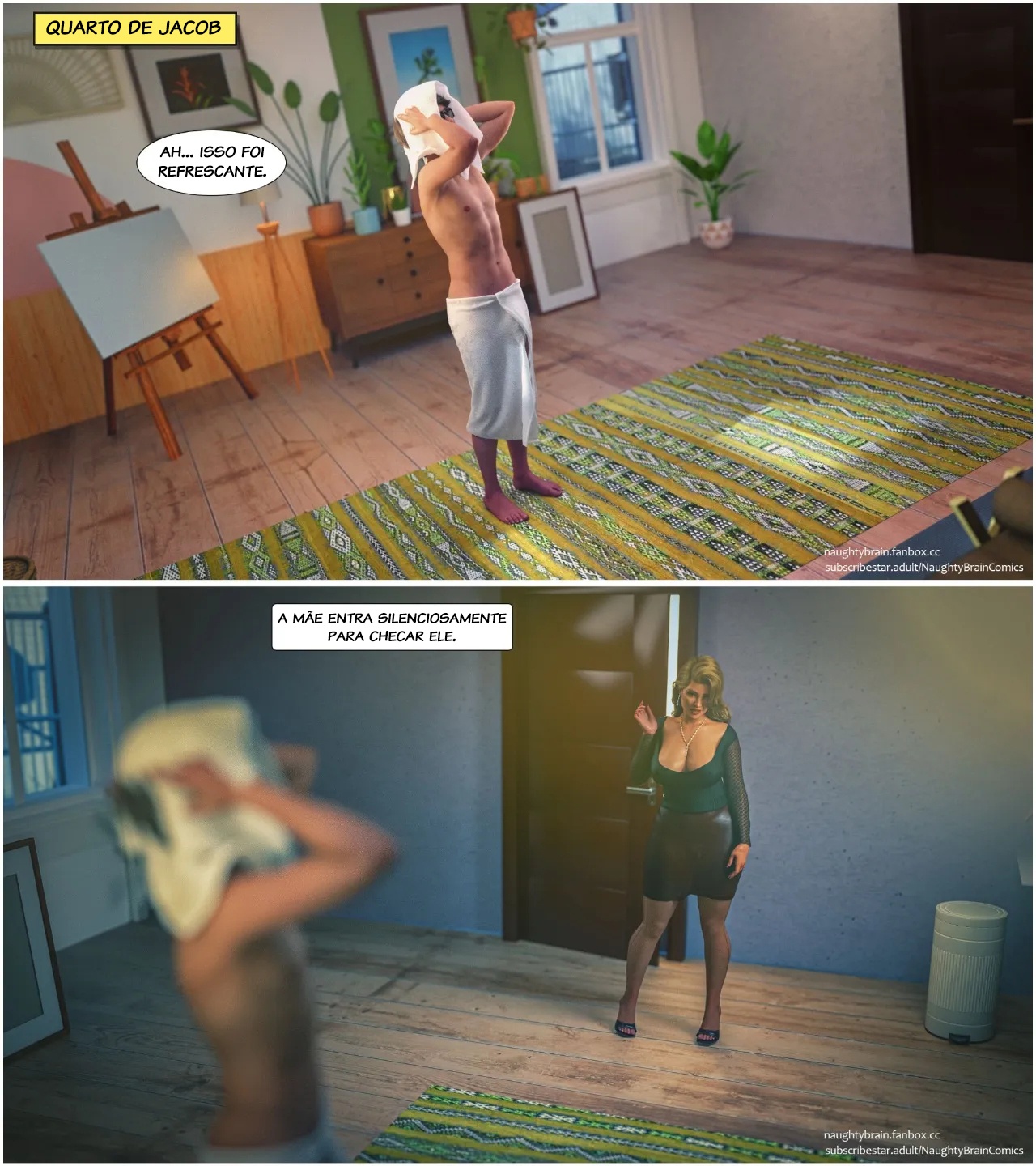 The Homecumming By Naughty Brain Comics Hentai pt-br 18