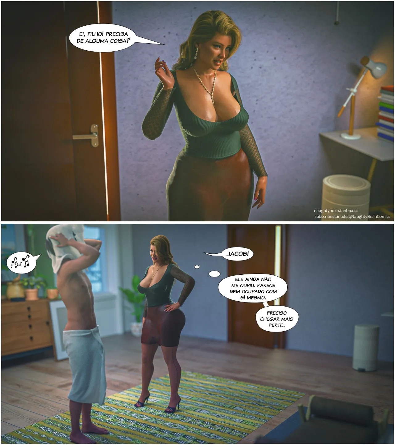 The Homecumming By Naughty Brain Comics Hentai pt-br 19