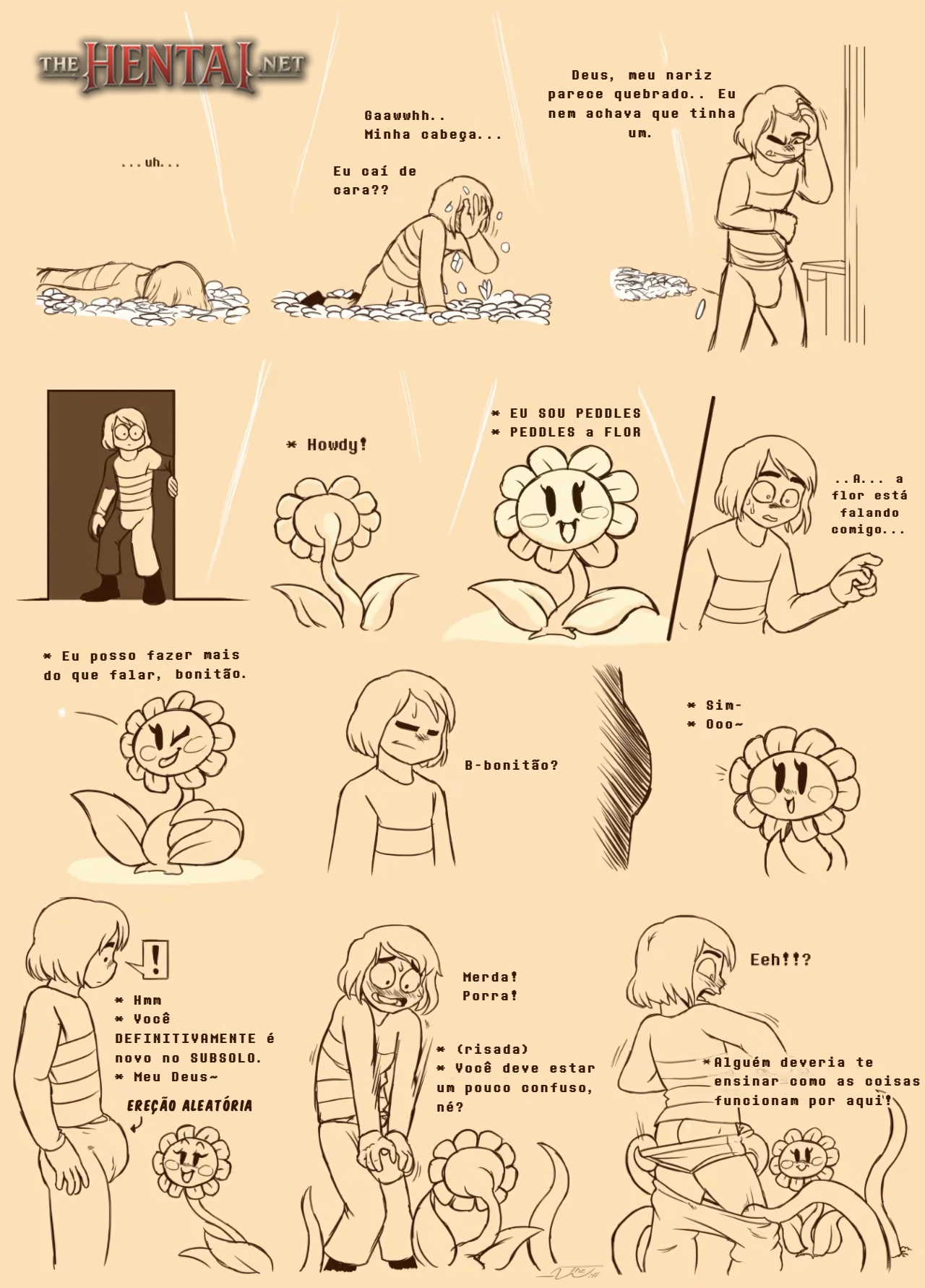 Under(her)tail: Monster-Girl Edition Part 1 Hentai pt-br 07