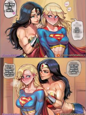 WonderWoman x Supergirl: A Perfect Mother Hentai pt-br 04