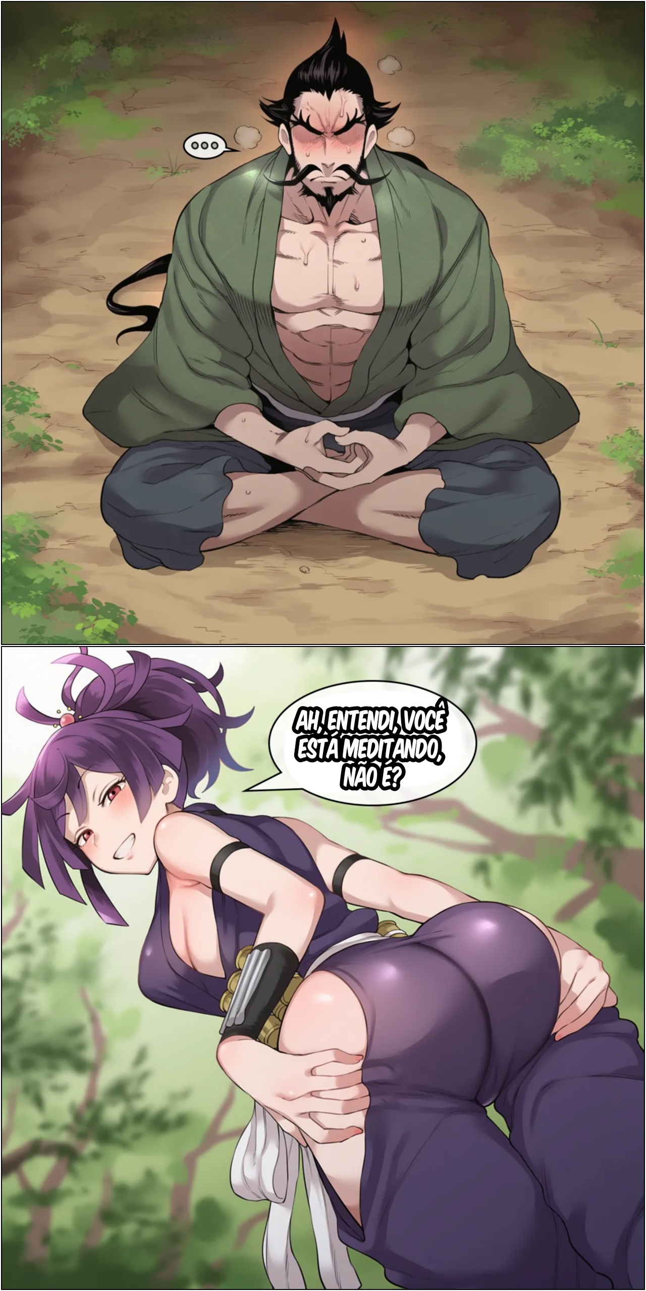 Yuzuriha Vs Tamiya Gantetsusai Hentai pt-br 02