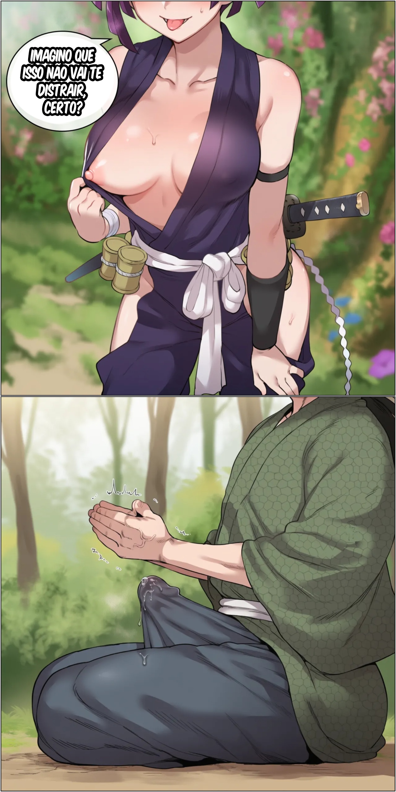 Yuzuriha Vs Tamiya Gantetsusai Hentai pt-br 03