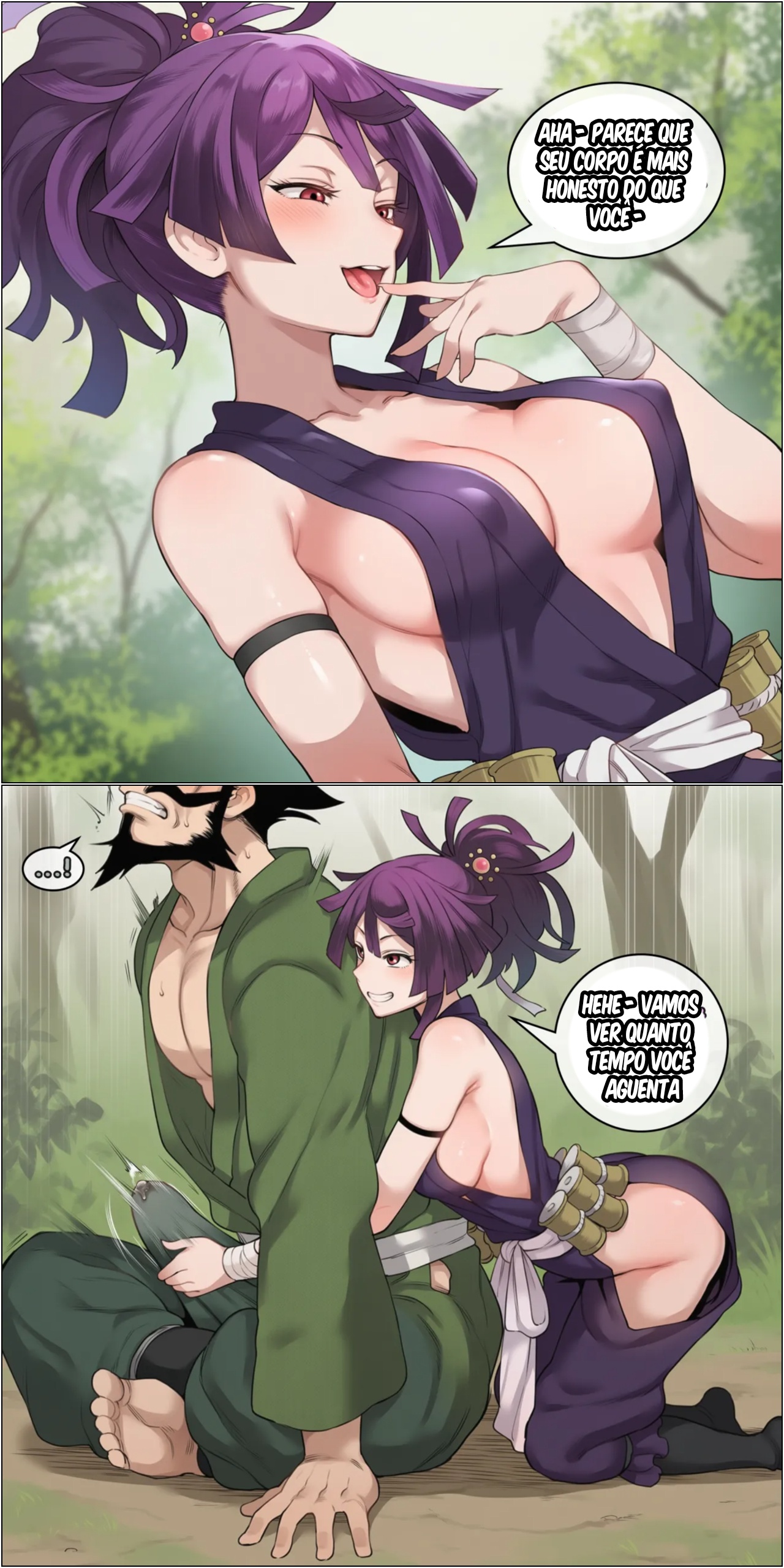 Yuzuriha Vs Tamiya Gantetsusai Hentai pt-br 04