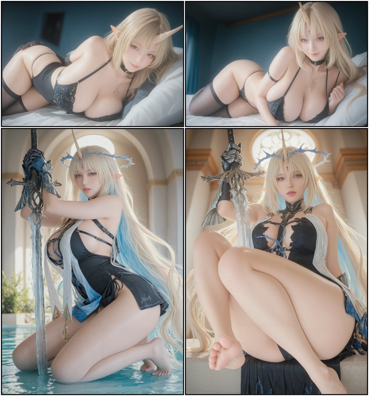 AI Generated: Fleurdelys By DyDy_Cos Hentai pt-br 13