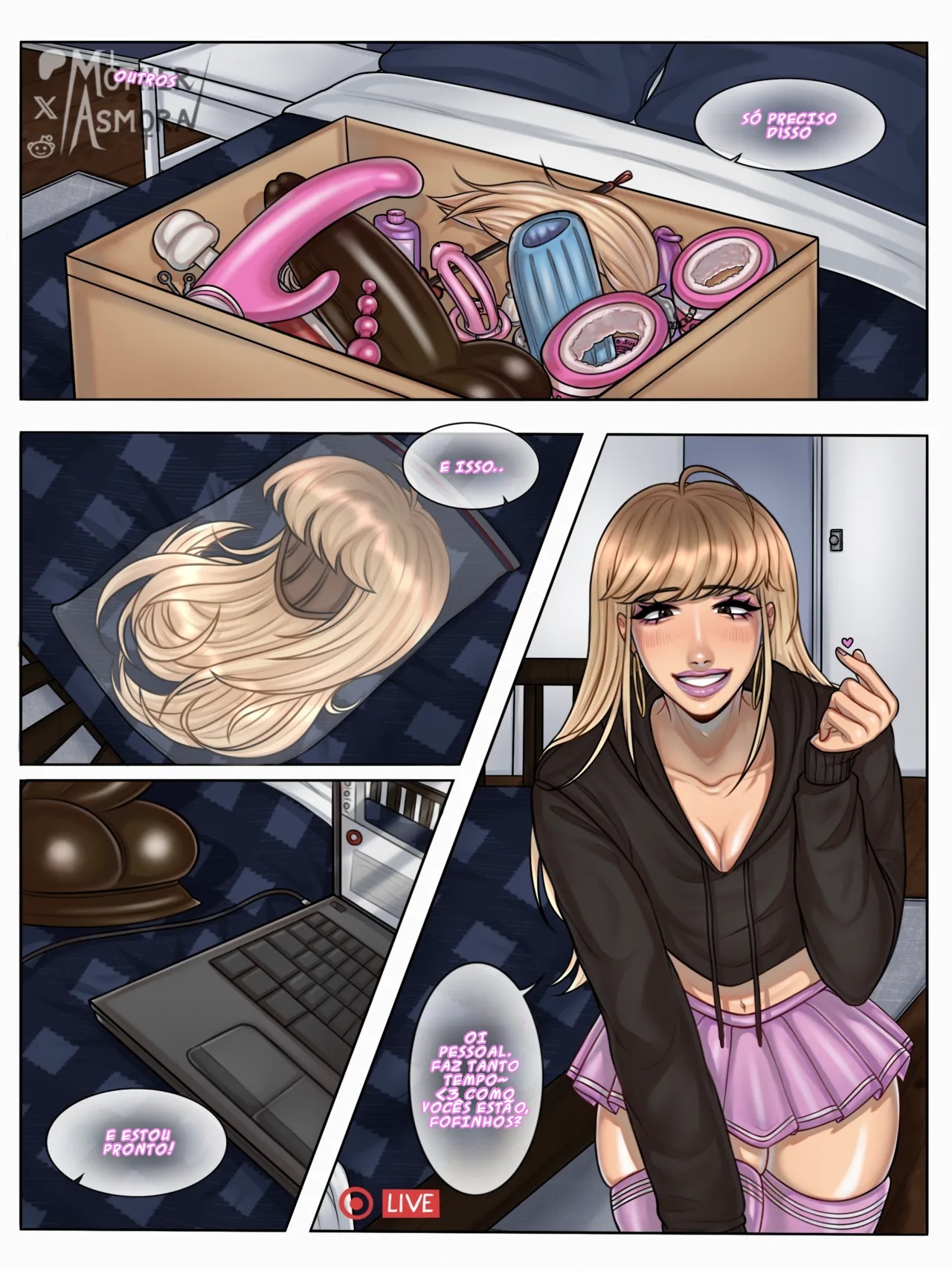 Caught Camming Hentai pt-br 03