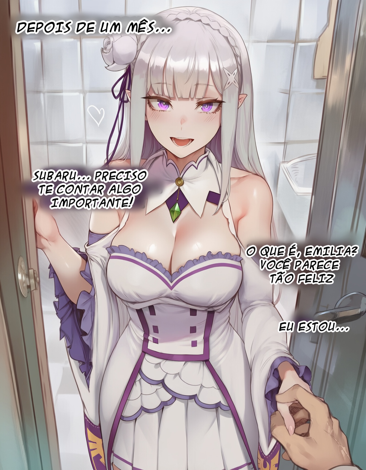 Emilia's First Time NTR Hentai pt-br 24