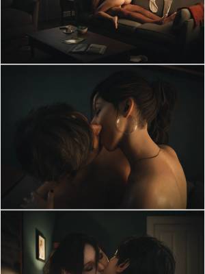 Her Dress: Claire Redfield x Leon S. Kennedy Hentai pt-br 18