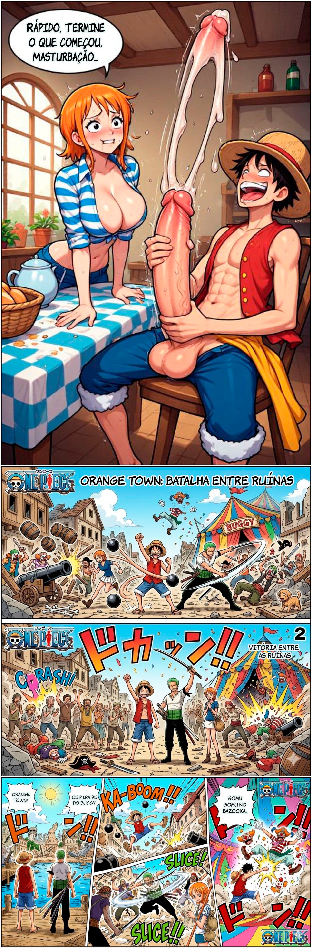 Luffy Become a Heram King Hentai pt-br 16