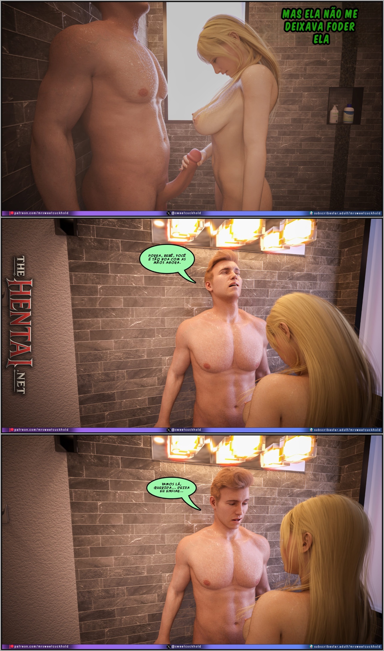 Much Bigger Than My Boyfriend Part 10: College Days Hentai pt-br 10