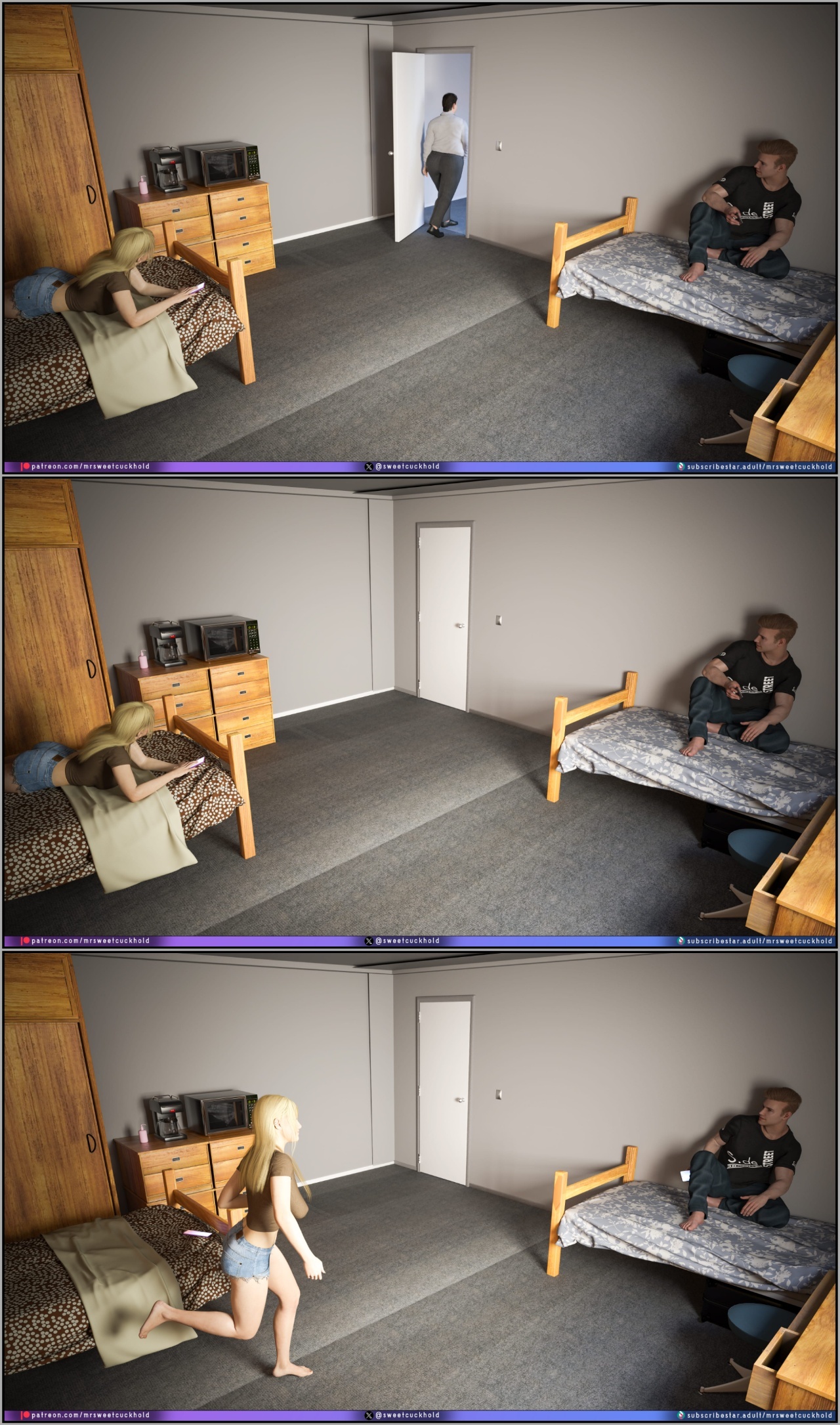 Much Bigger Than My Boyfriend Part 10: College Days Hentai pt-br 23