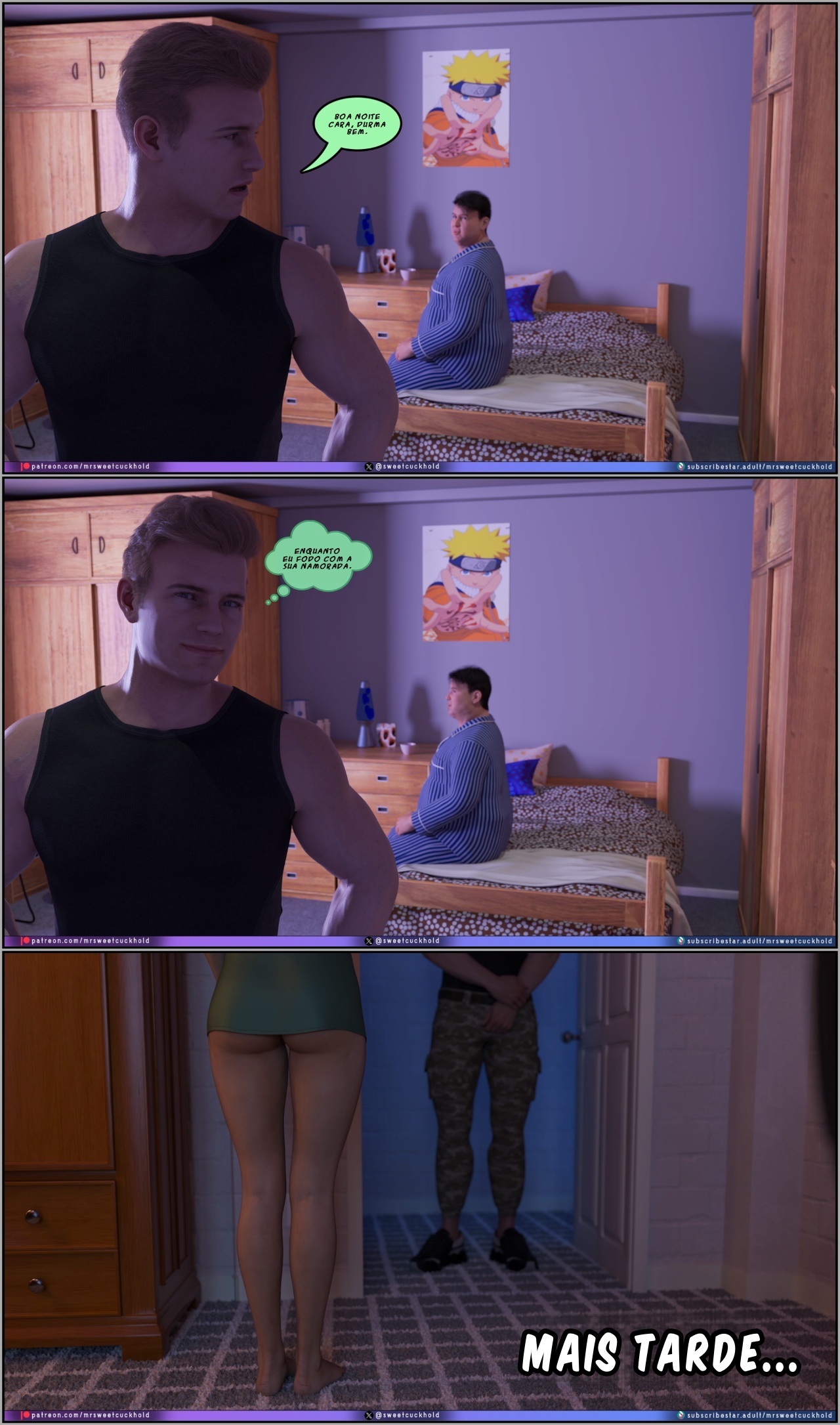 Much Bigger Than My Boyfriend Part 10: College Days Hentai pt-br 27