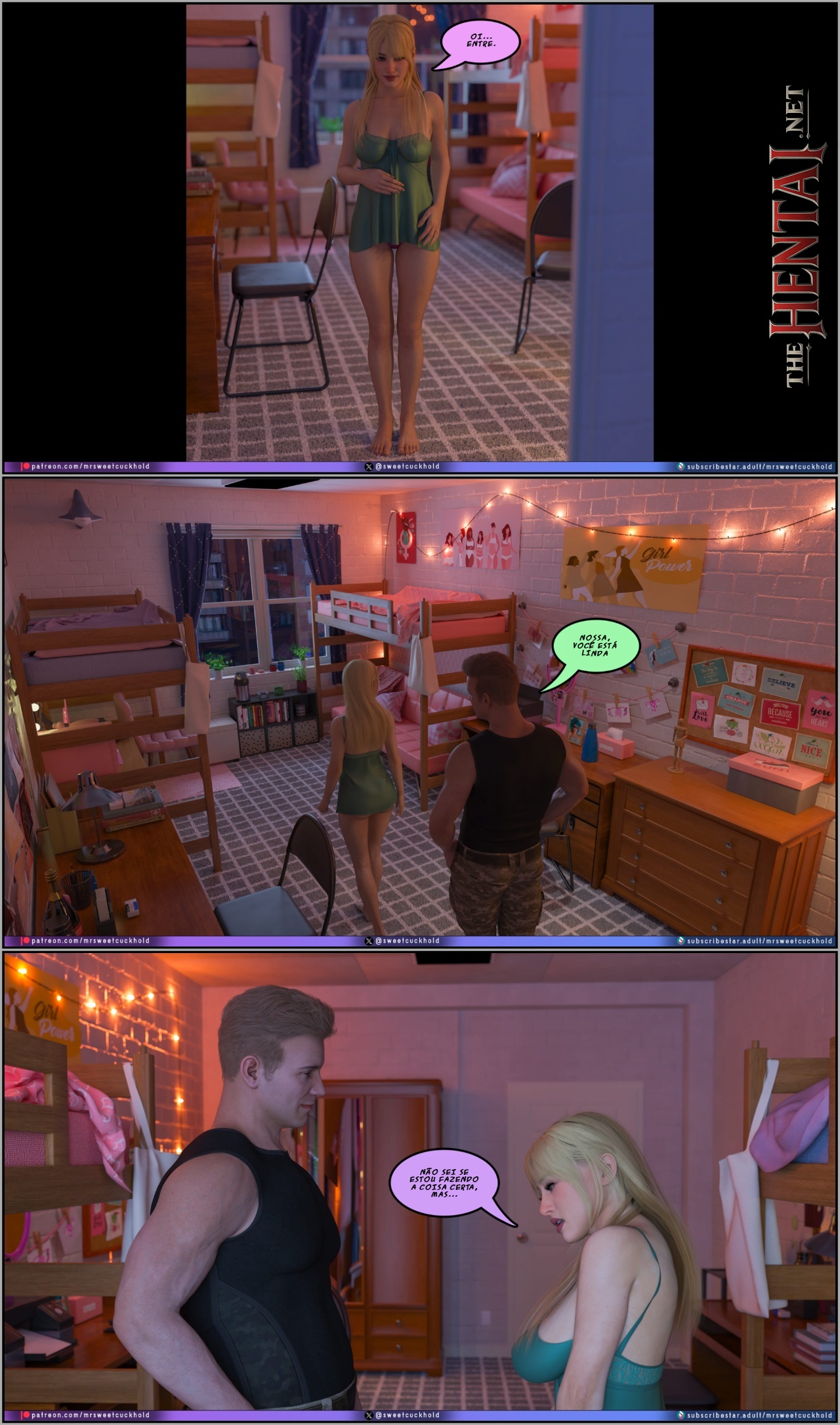 Much Bigger Than My Boyfriend Part 10: College Days Hentai pt-br 28