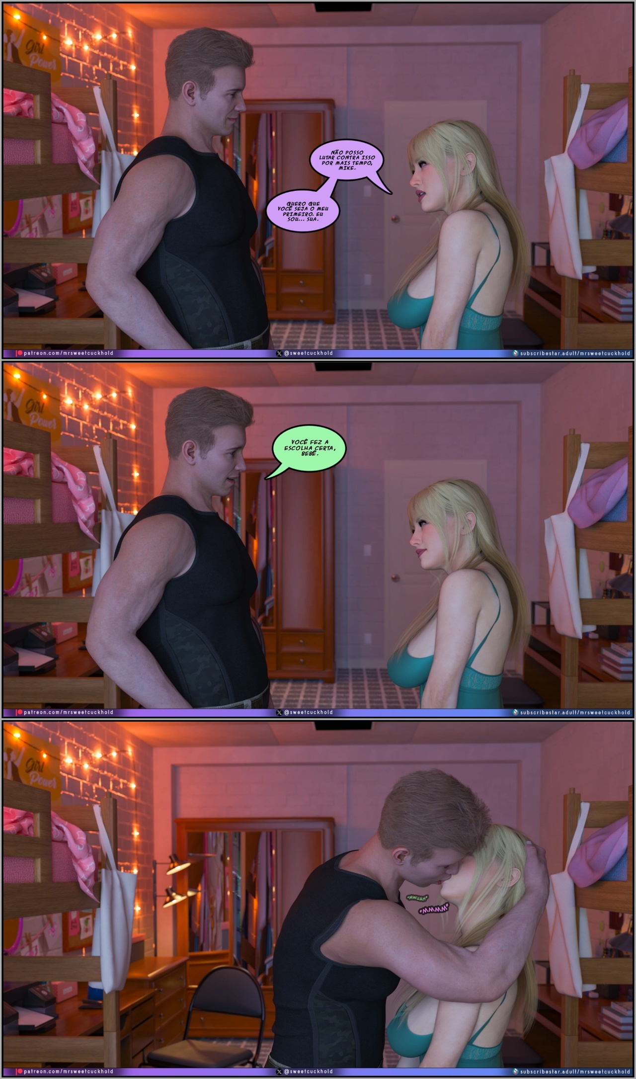 Much Bigger Than My Boyfriend Part 10: College Days Hentai pt-br 29