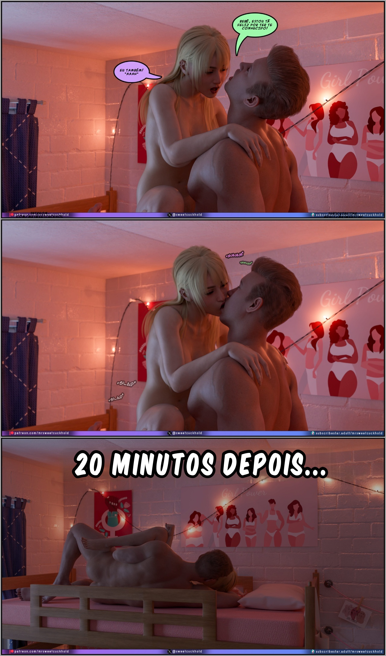 Much Bigger Than My Boyfriend Part 10: College Days Hentai pt-br 39