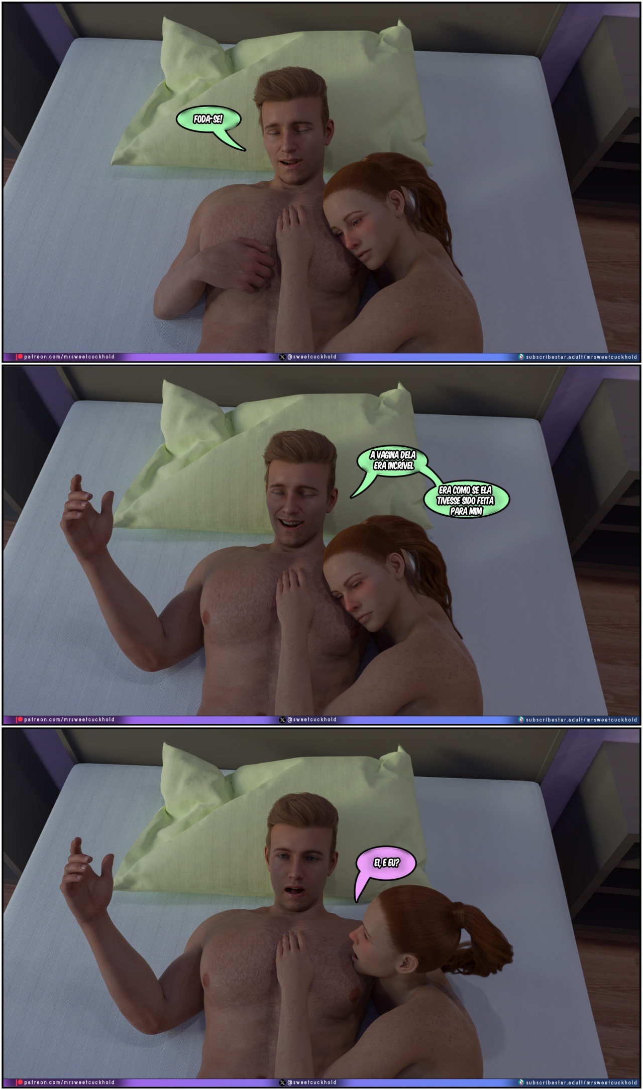 Much Bigger Than My Boyfriend Part 11: College Days Hentai pt-br 03