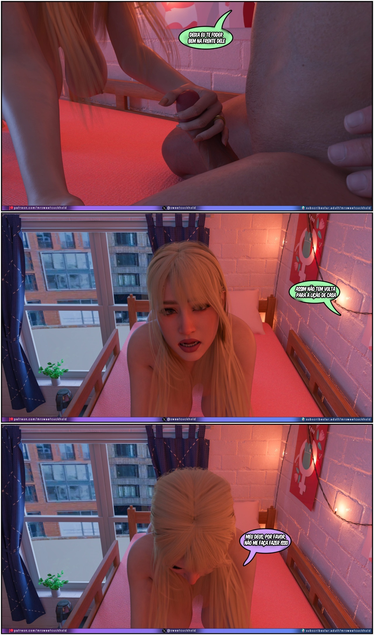 Much Bigger Than My Boyfriend Part 11: College Days Hentai pt-br 13