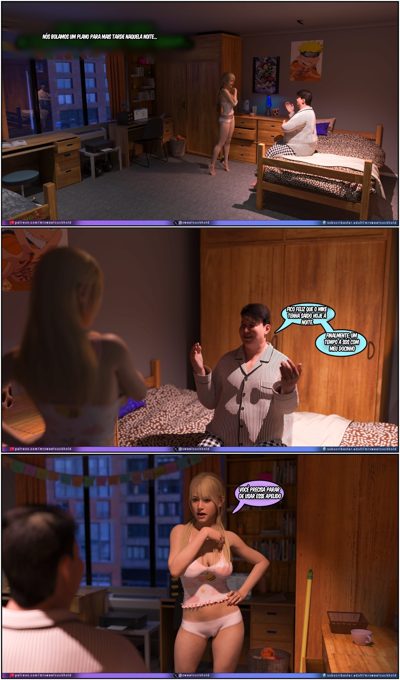 Much Bigger Than My Boyfriend Part 11: College Days Hentai pt-br 18