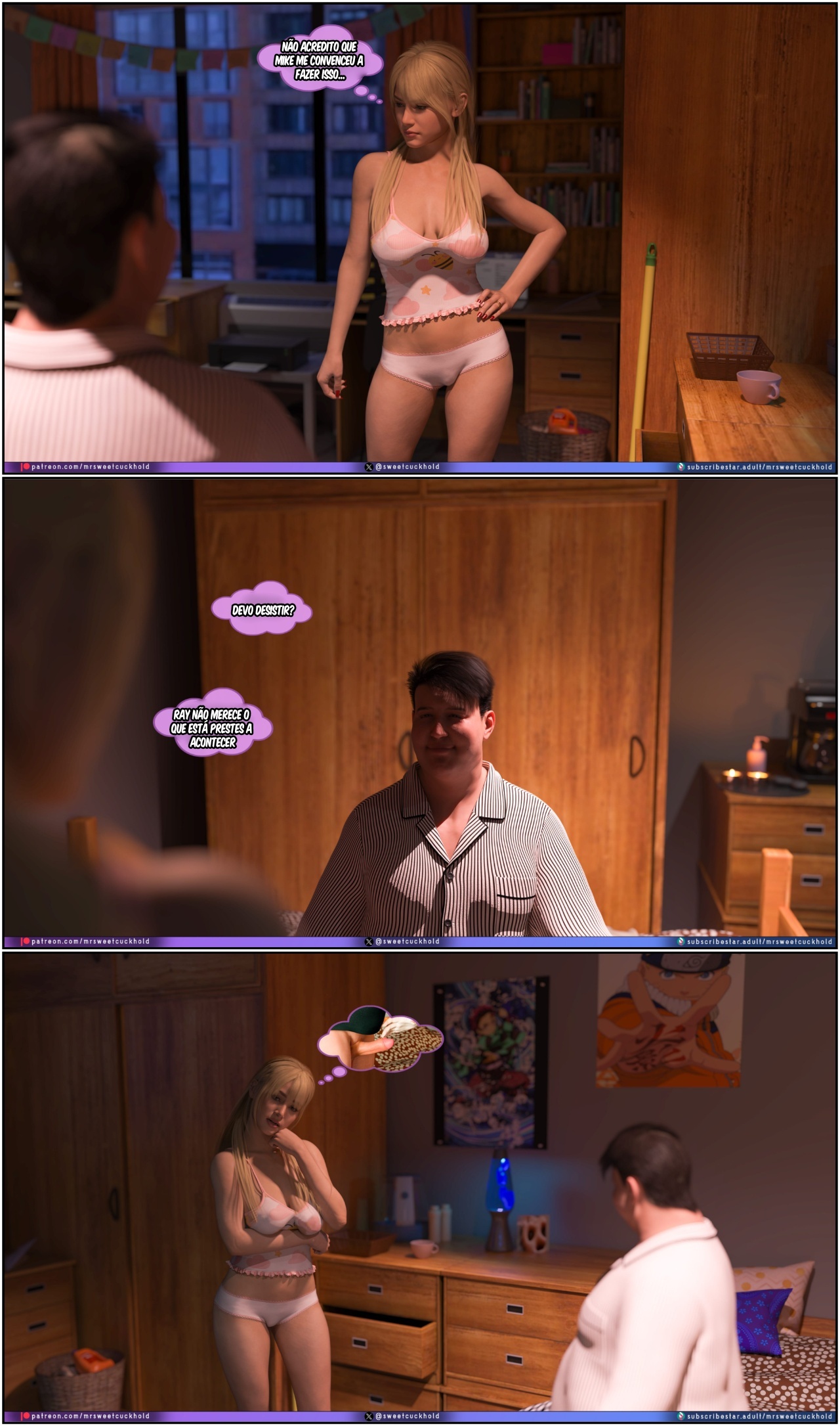 Much Bigger Than My Boyfriend Part 11: College Days Hentai pt-br 19