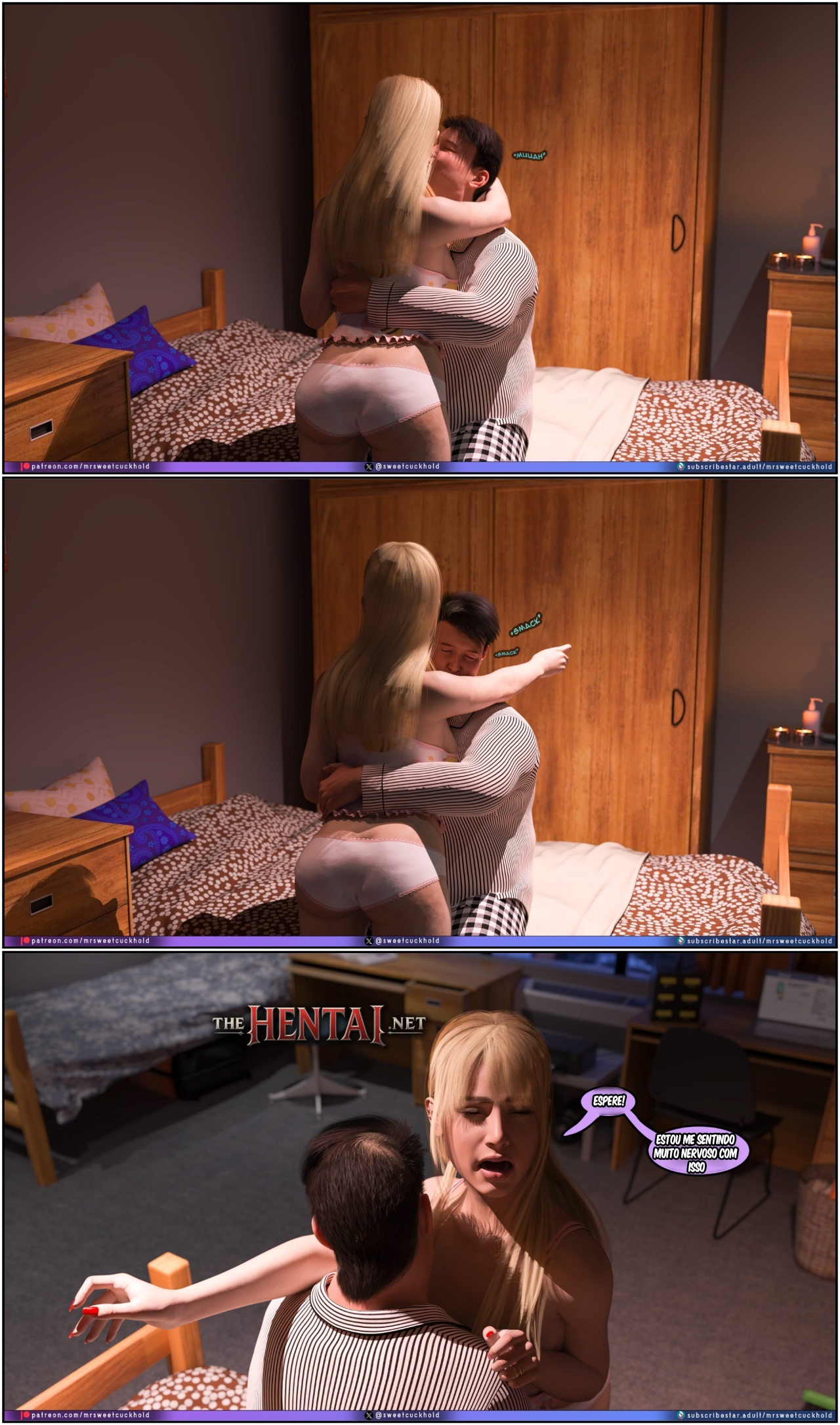 Much Bigger Than My Boyfriend Part 11: College Days Hentai pt-br 23