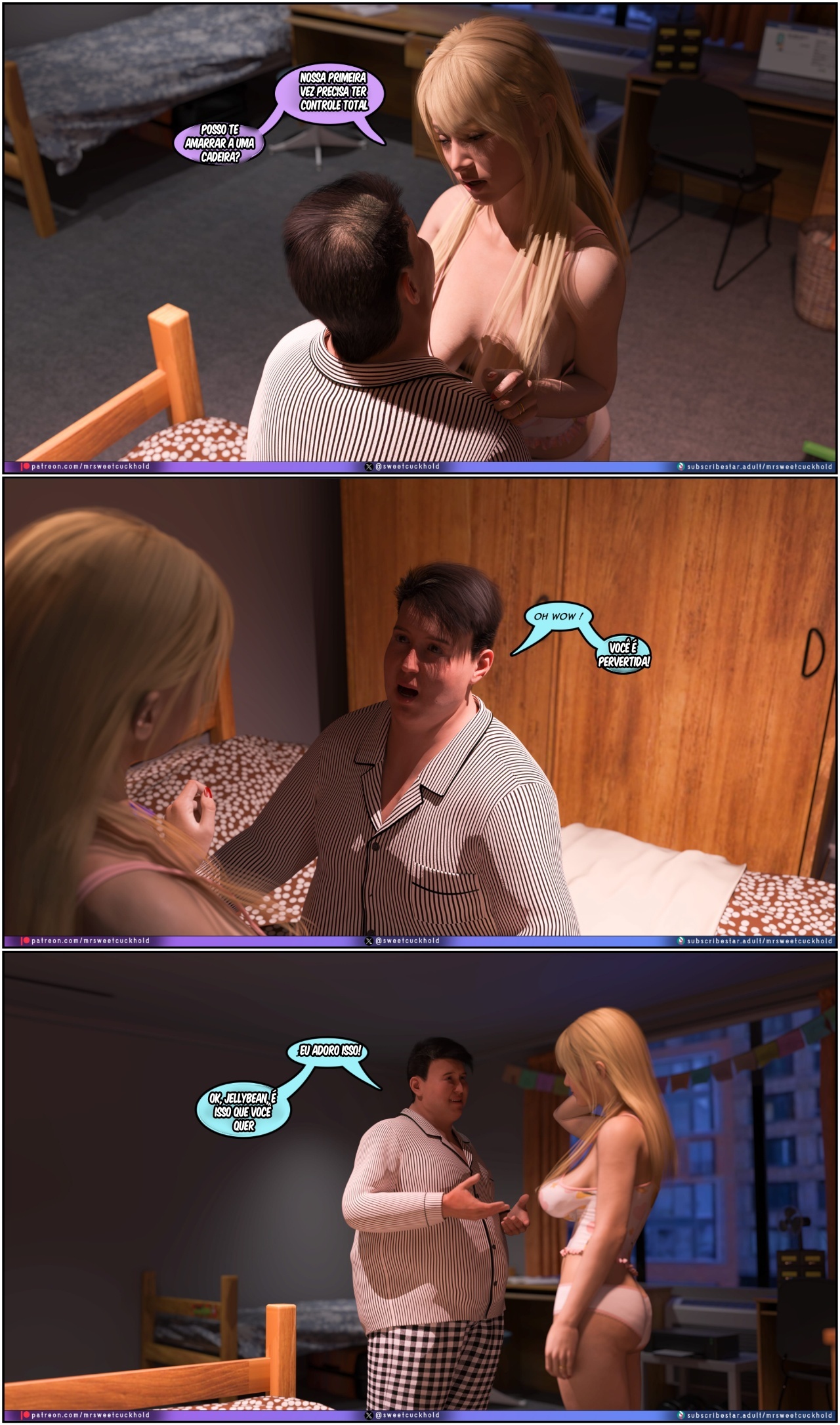 Much Bigger Than My Boyfriend Part 11: College Days Hentai pt-br 24