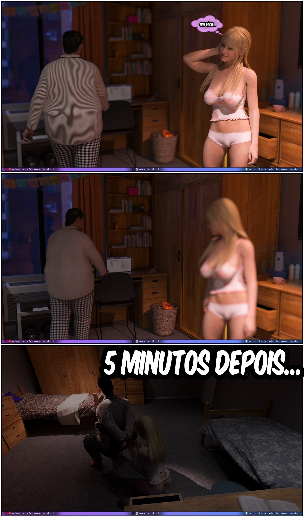 Much Bigger Than My Boyfriend Part 11: College Days Hentai pt-br 25