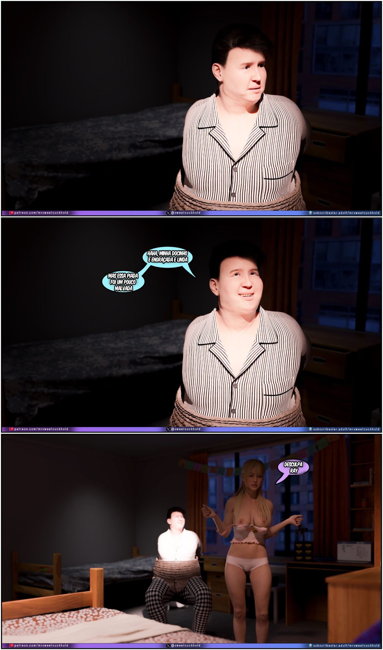 Much Bigger Than My Boyfriend Part 11: College Days Hentai pt-br 27