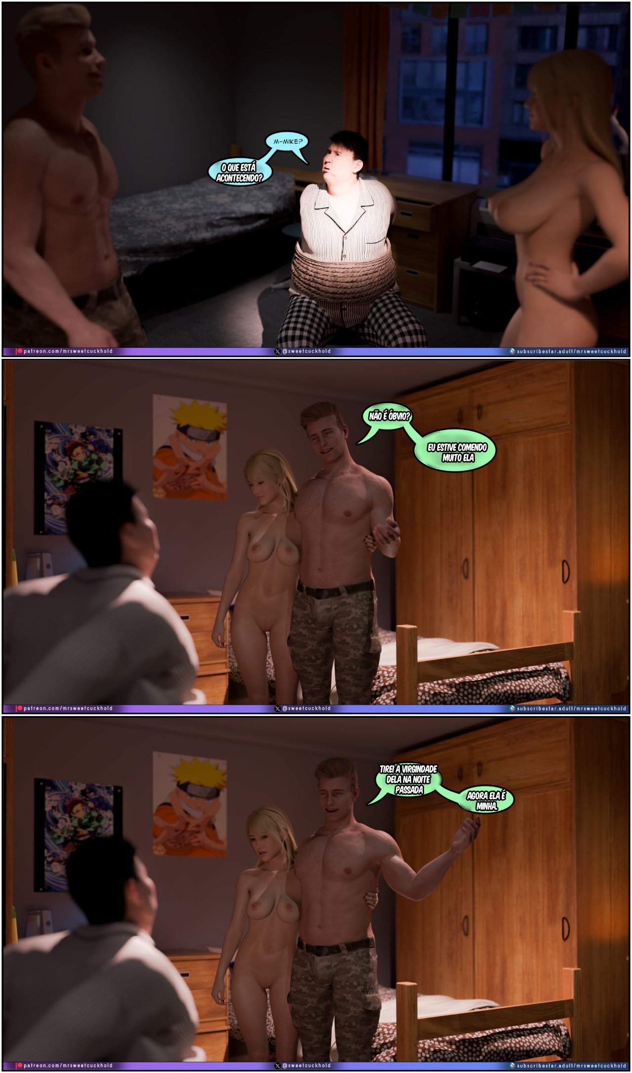 Much Bigger Than My Boyfriend Part 11: College Days Hentai pt-br 30