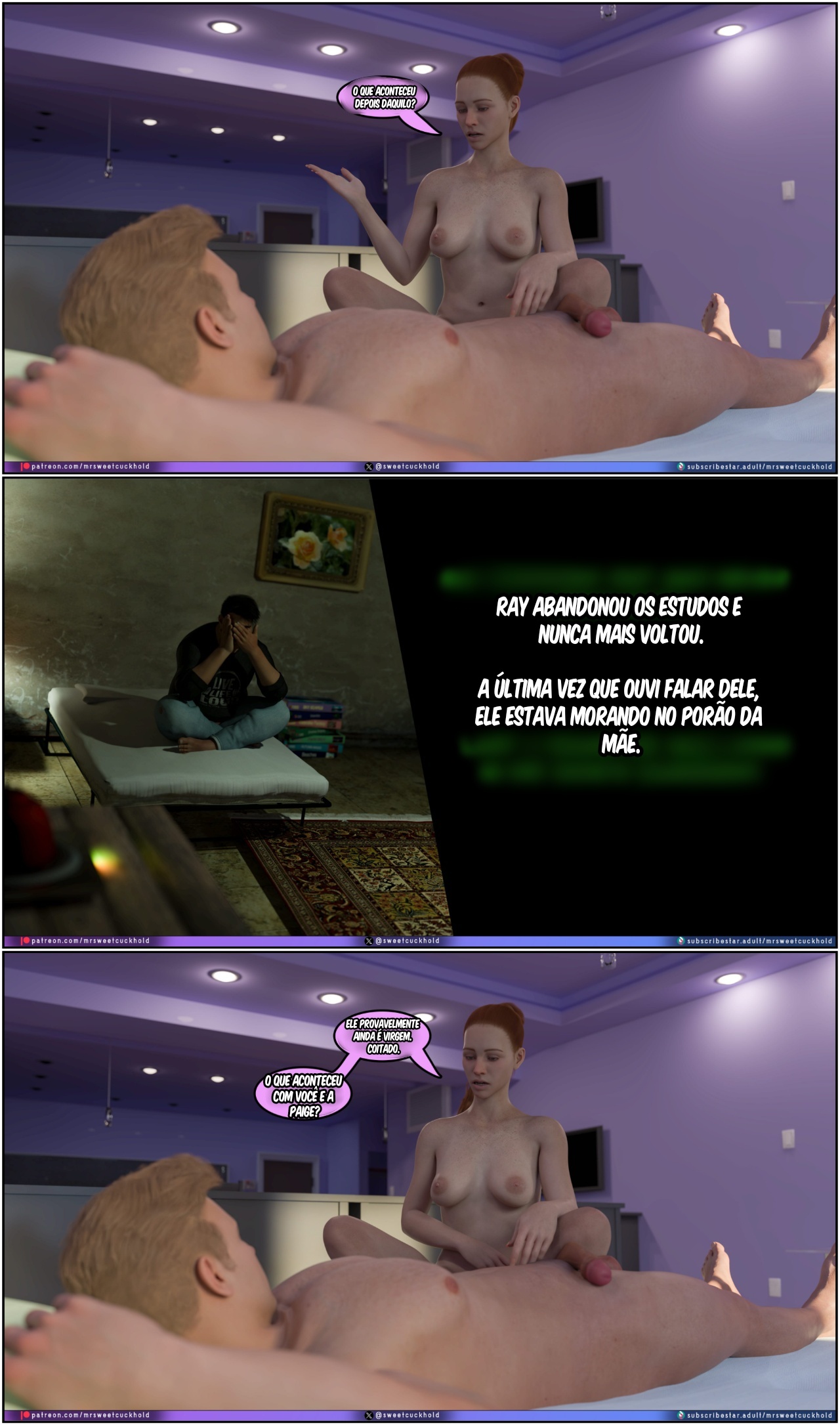 Much Bigger Than My Boyfriend Part 11: College Days Hentai pt-br 46