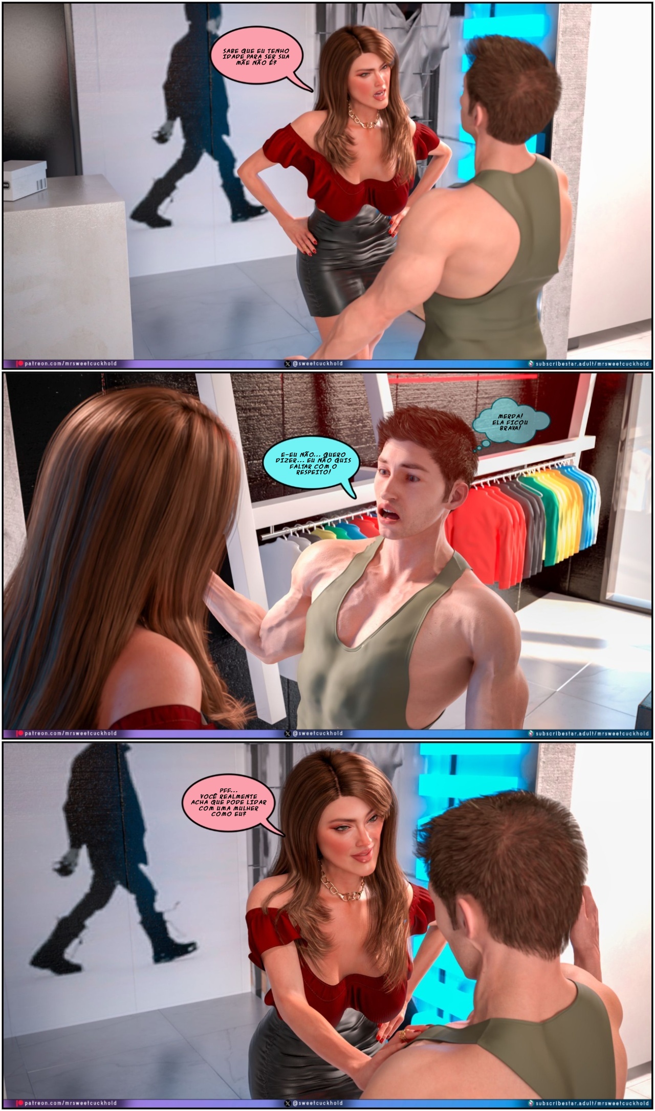 Much Bigger Than My boyfriend Part 6: Tim's Revenge Hentai pt-br 14