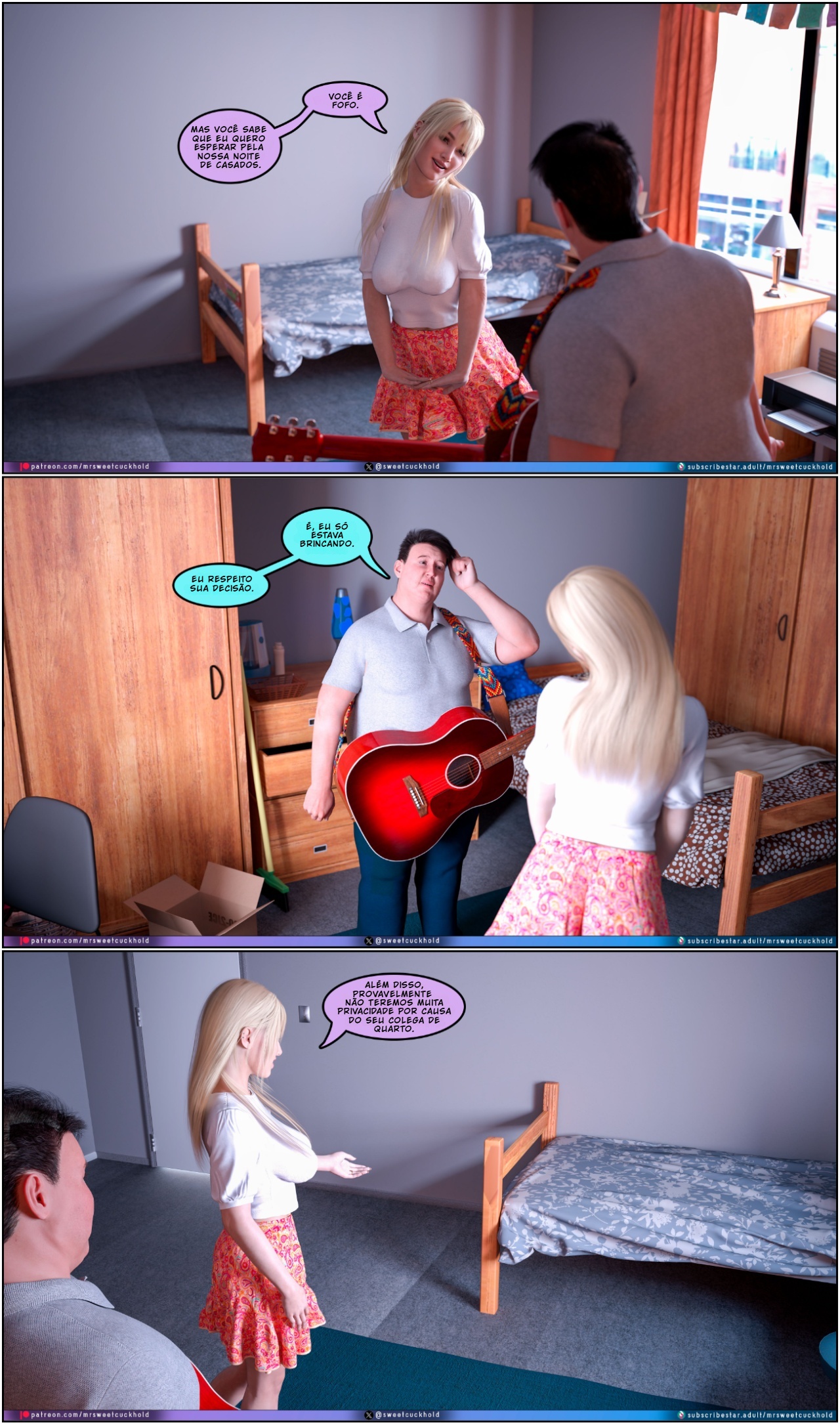 Much Bigger Than My Boyfriend Part 7: College Days Hentai pt-br 12