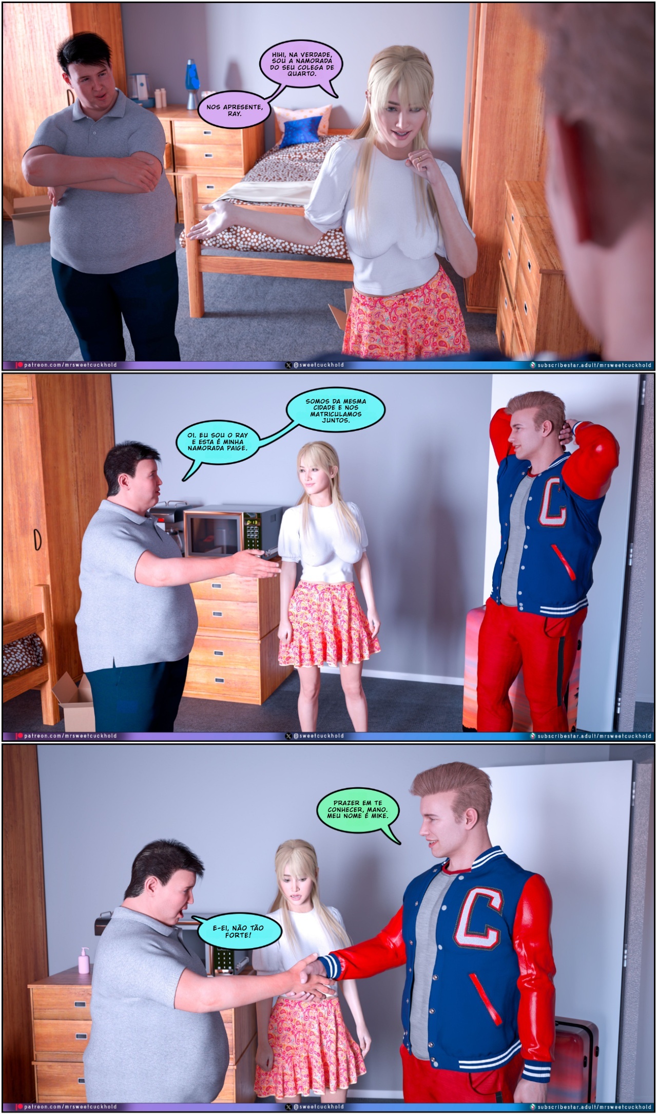 Much Bigger Than My Boyfriend Part 7: College Days Hentai pt-br 15