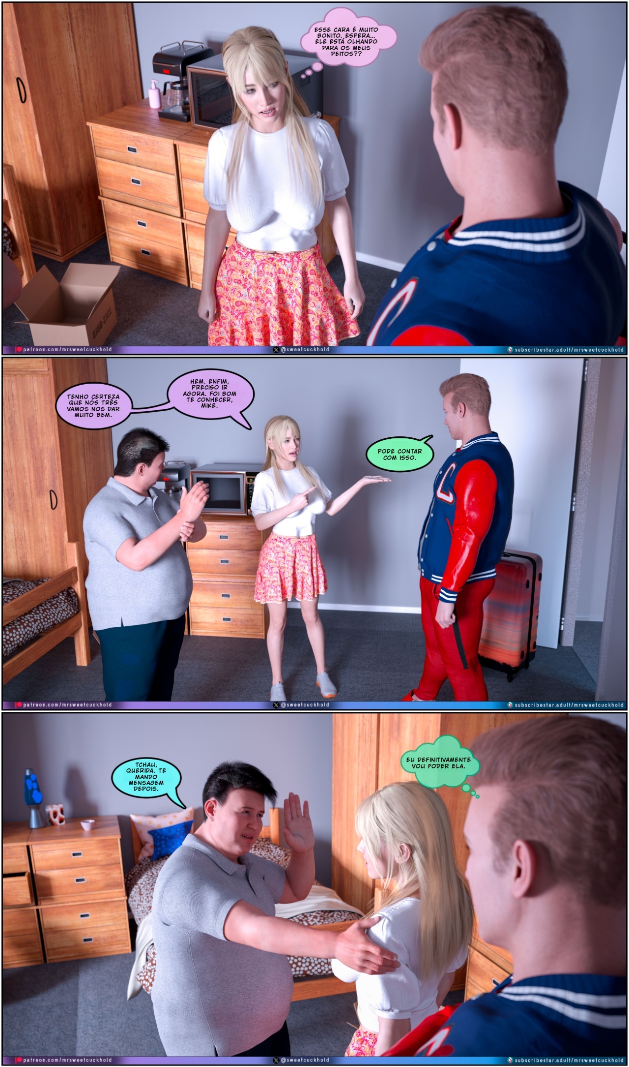 Much Bigger Than My Boyfriend Part 7: College Days Hentai pt-br 17