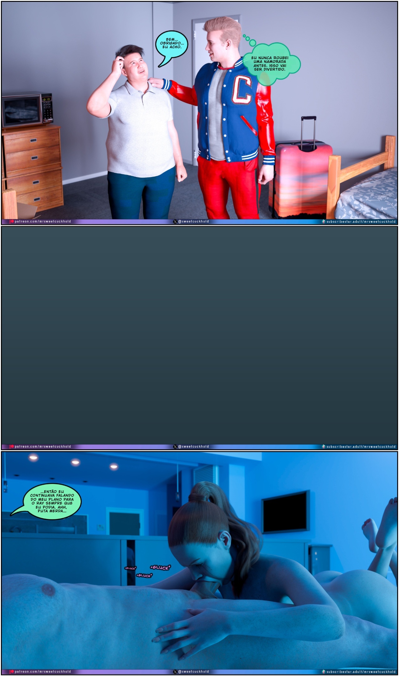 Much Bigger Than My Boyfriend Part 7: College Days Hentai pt-br 21