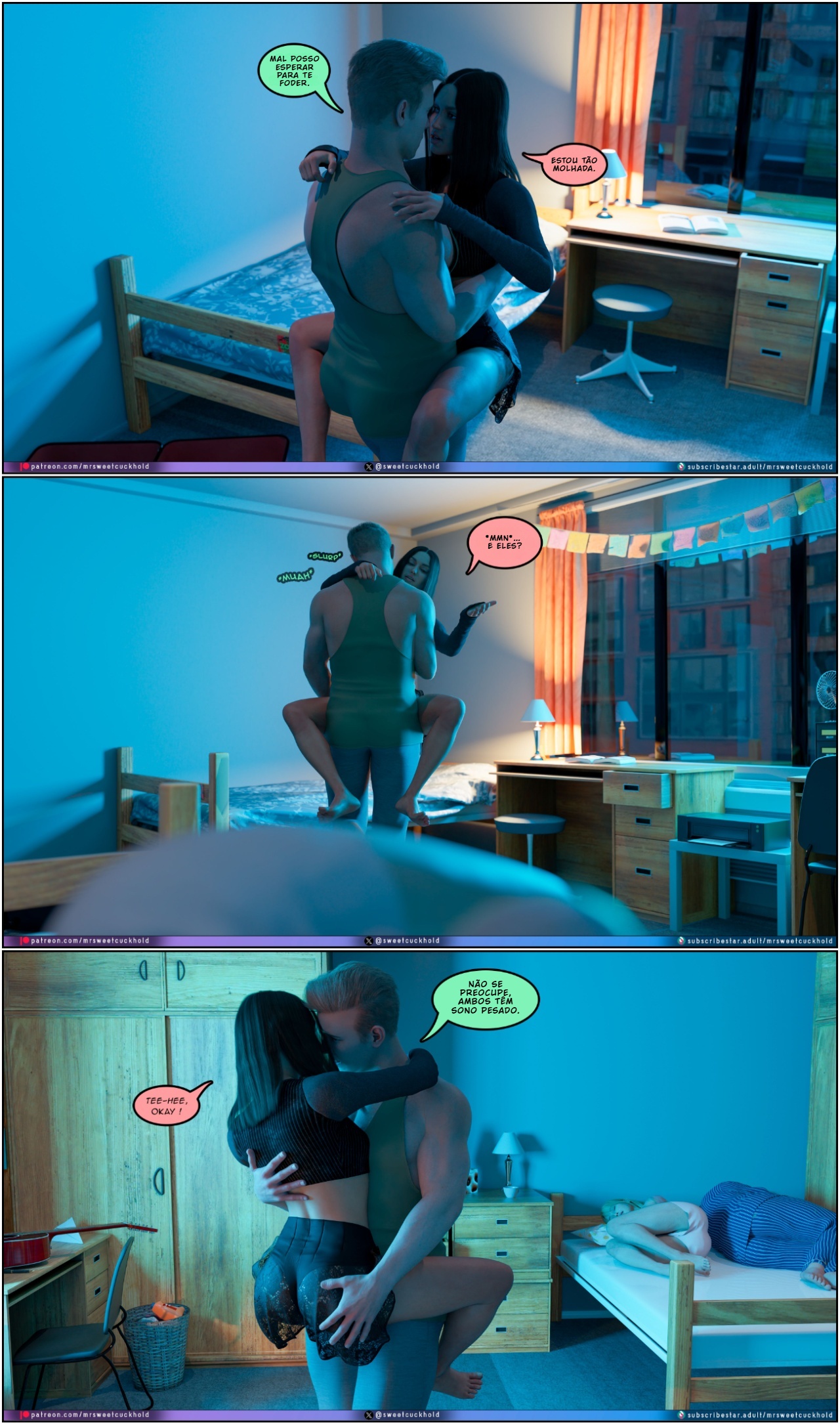 Much Bigger Than My Boyfriend Part 7: College Days Hentai pt-br 26