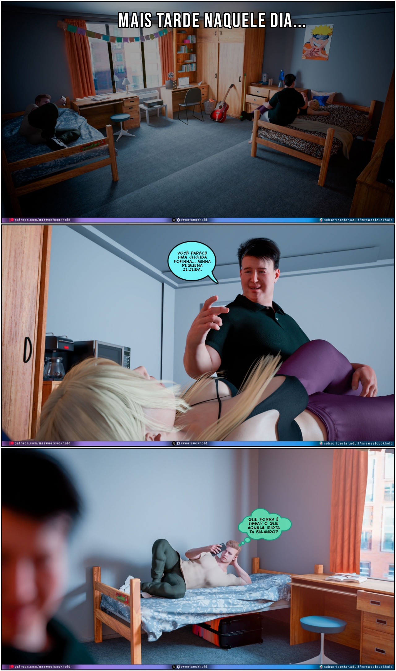 Much Bigger Than My Boyfriend Part 7: College Days Hentai pt-br 33