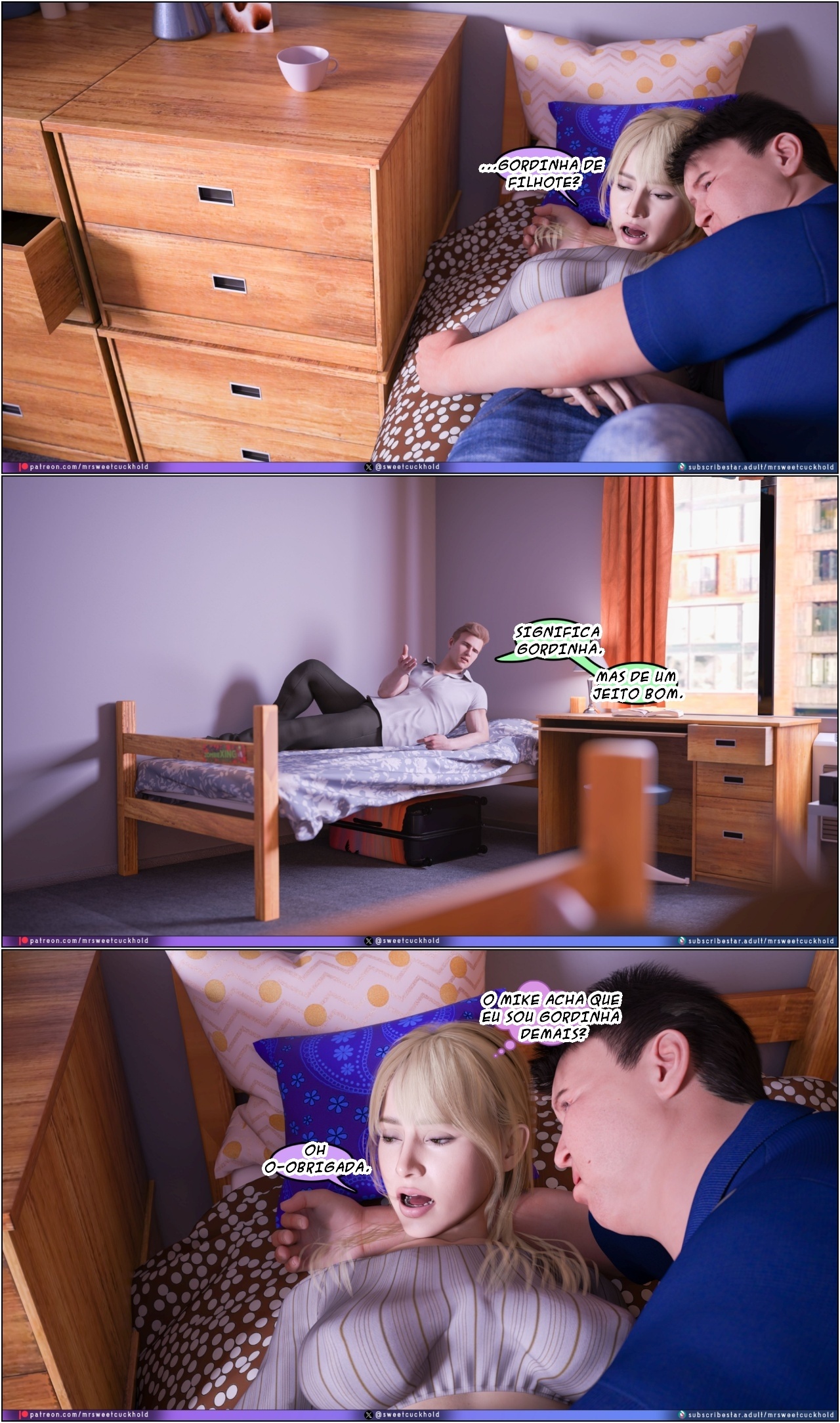 Much Bigger Than My Boyfriend Part 8: College Days Hentai pt-br 14