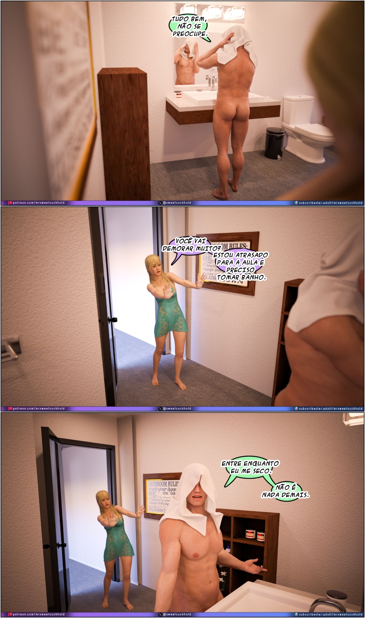 Much Bigger Than My Boyfriend Part 8: College Days Hentai pt-br 20